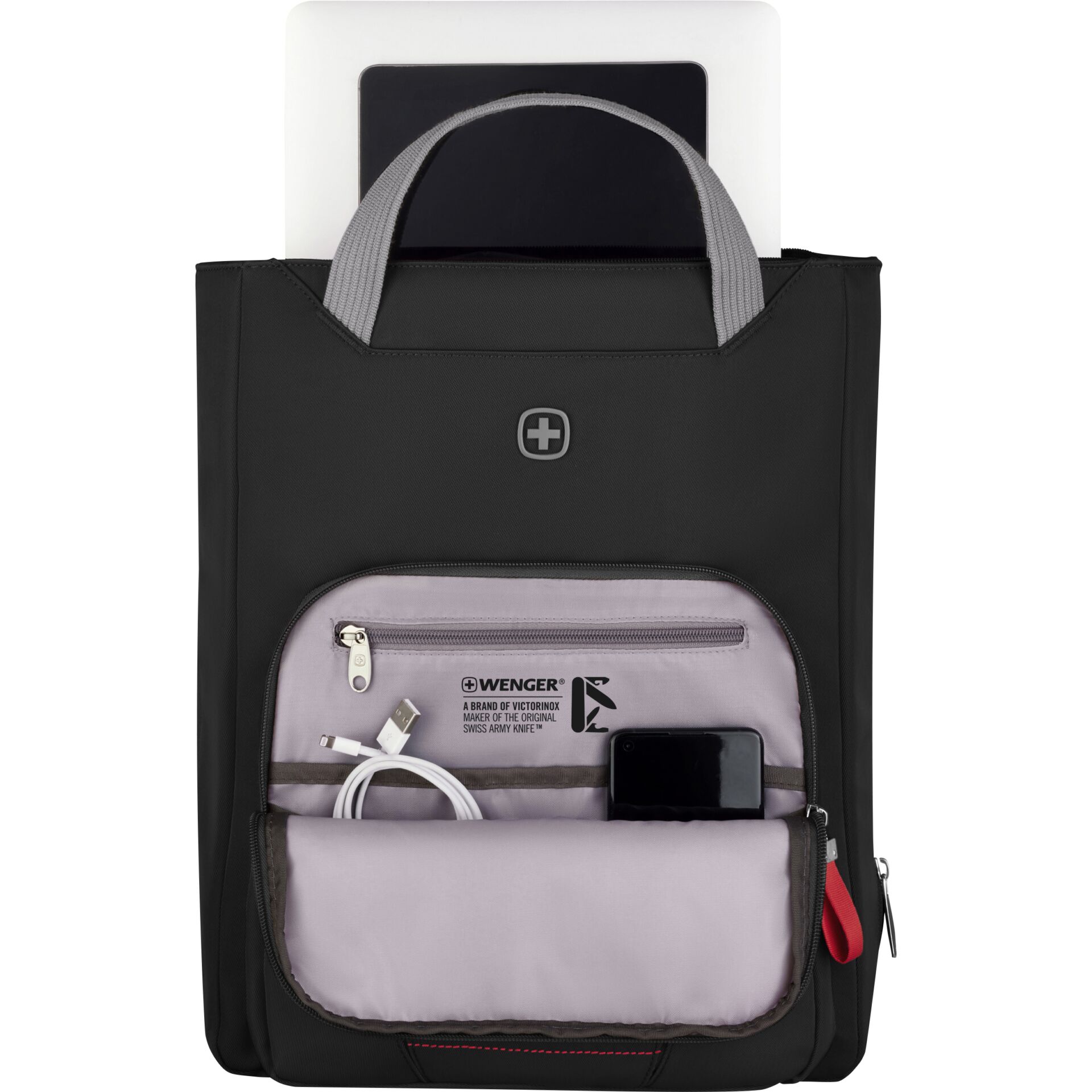 Wenger Motion Vertical Tote nero