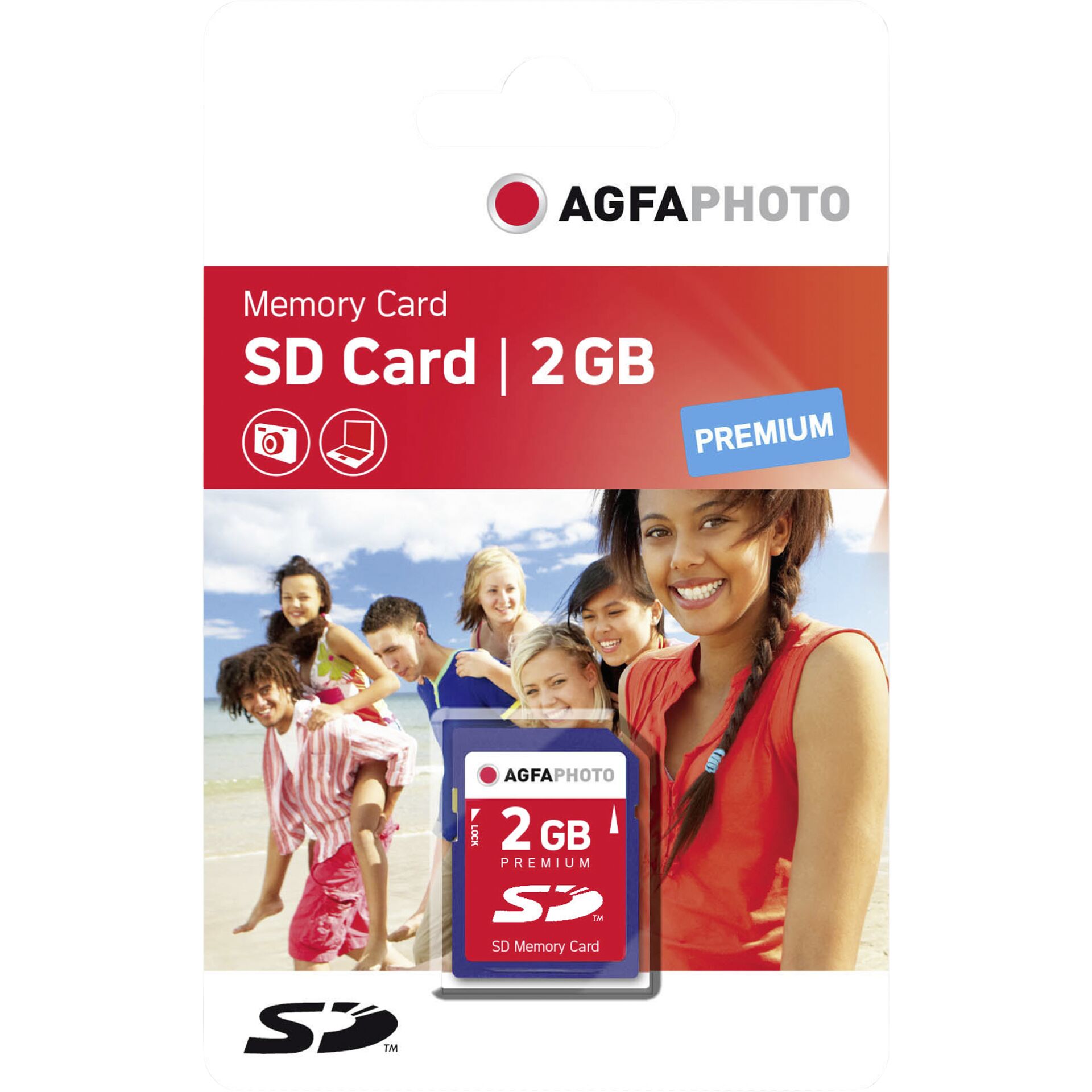 AgfaPhoto SD scheda 2GB 133x Premium