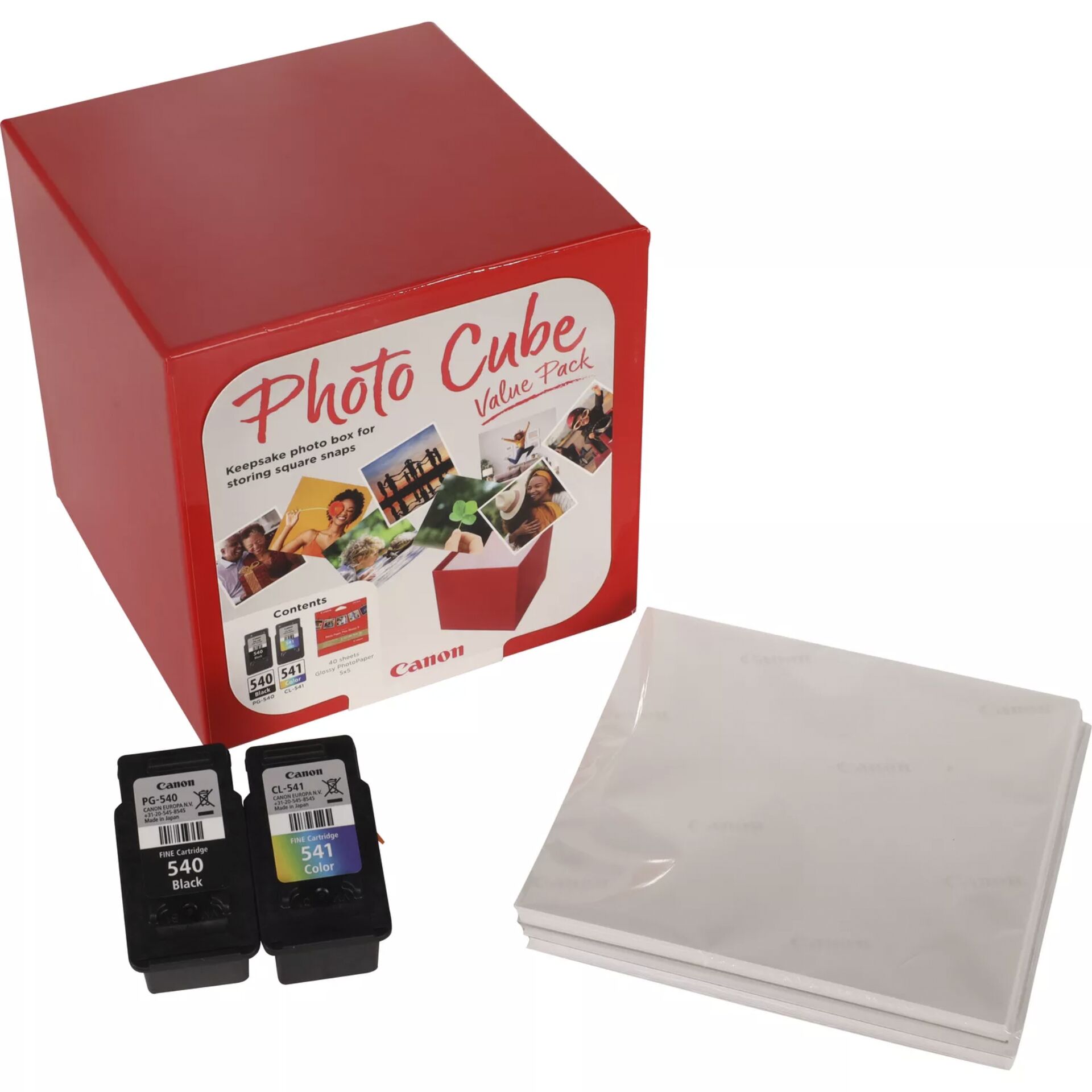 Canon PG-540 / CL-541 Photo Cube Value Pack PP-201 13x13cm 4