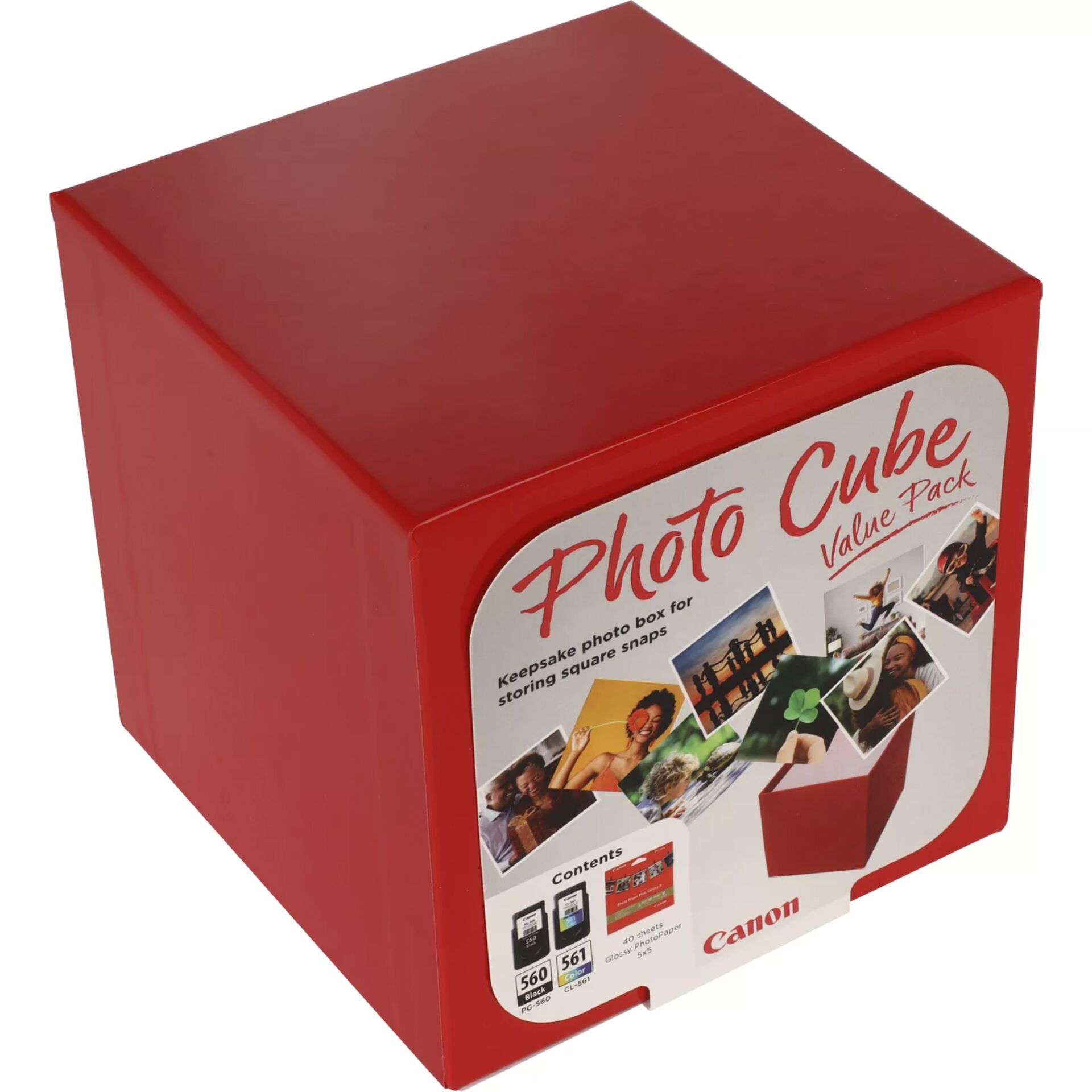 Canon PG-560 / CL-561 Photo Cube Value Pack PP-201 13x13cm 4