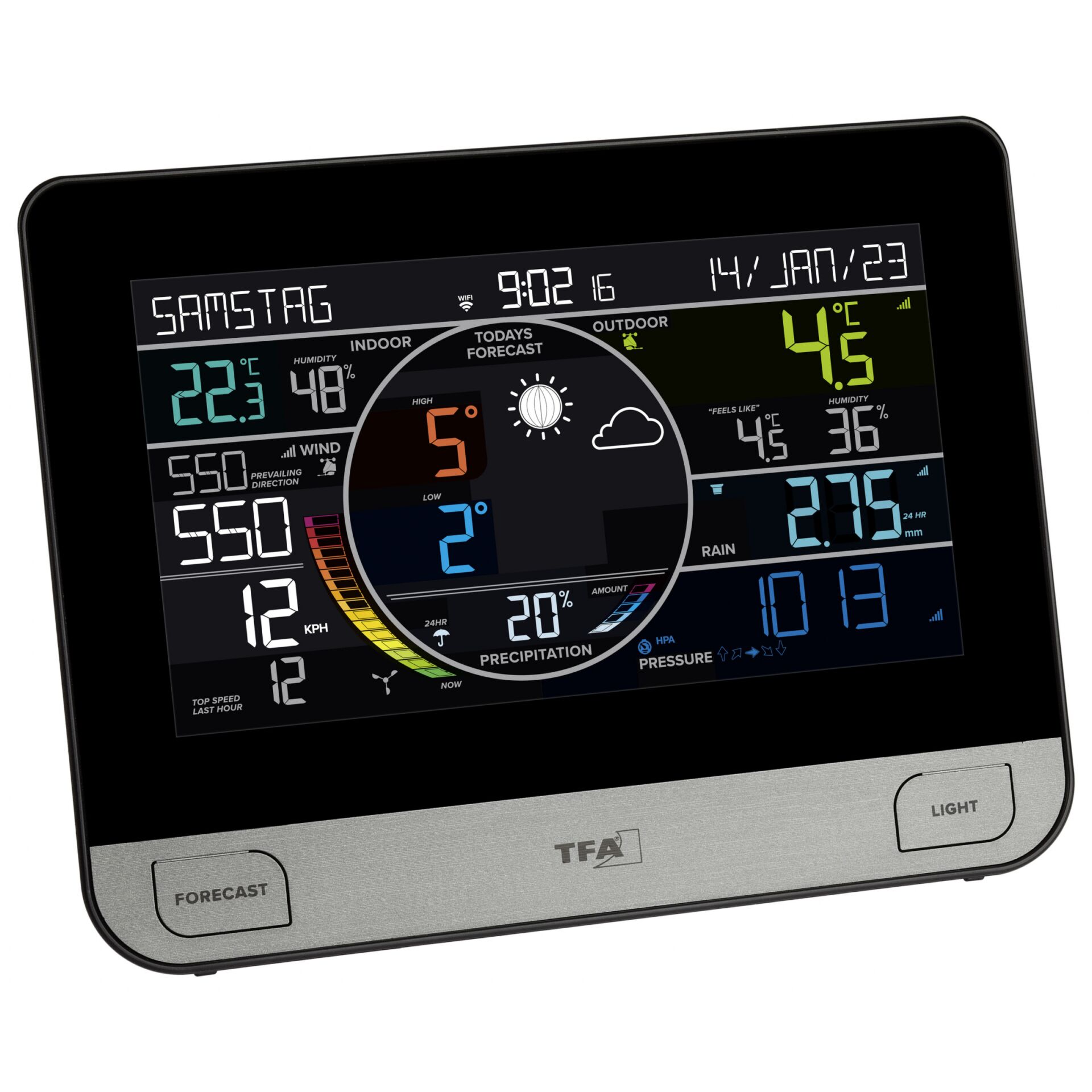 TFA 35.8003   View Pro stazione meteo radiocontrollata con W