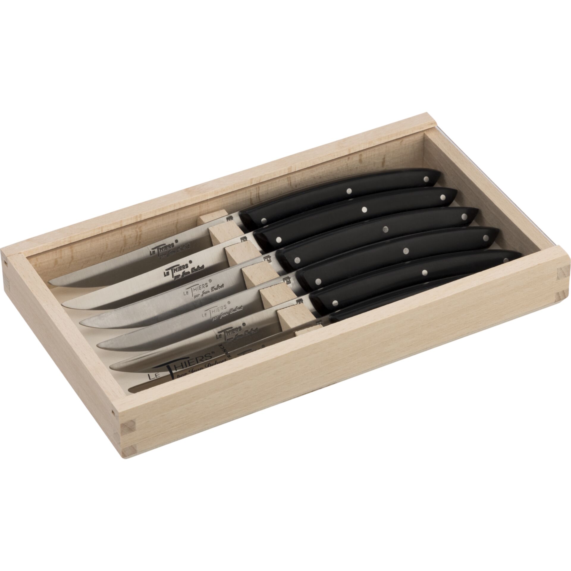 Jean Dubost Le Thiers coltello da bistecca acril. 6pz.
