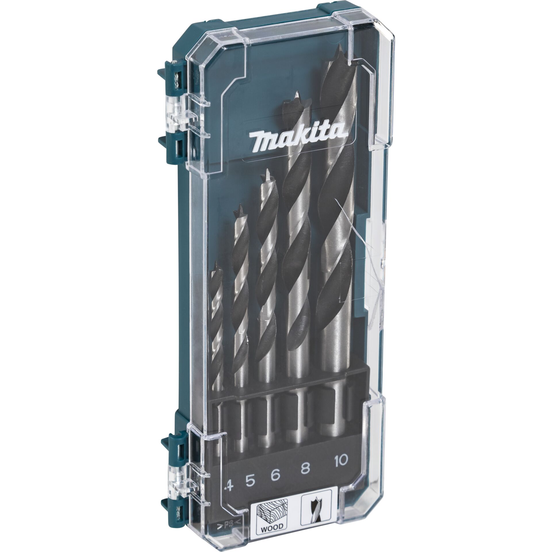 Makita D-72861 set punte per legno  4-10mm