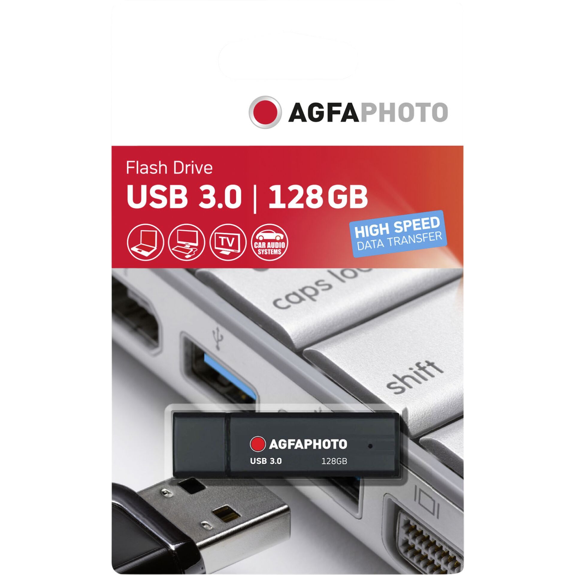 AgfaPhoto USB 3.2 Gen 1   128GB nero
