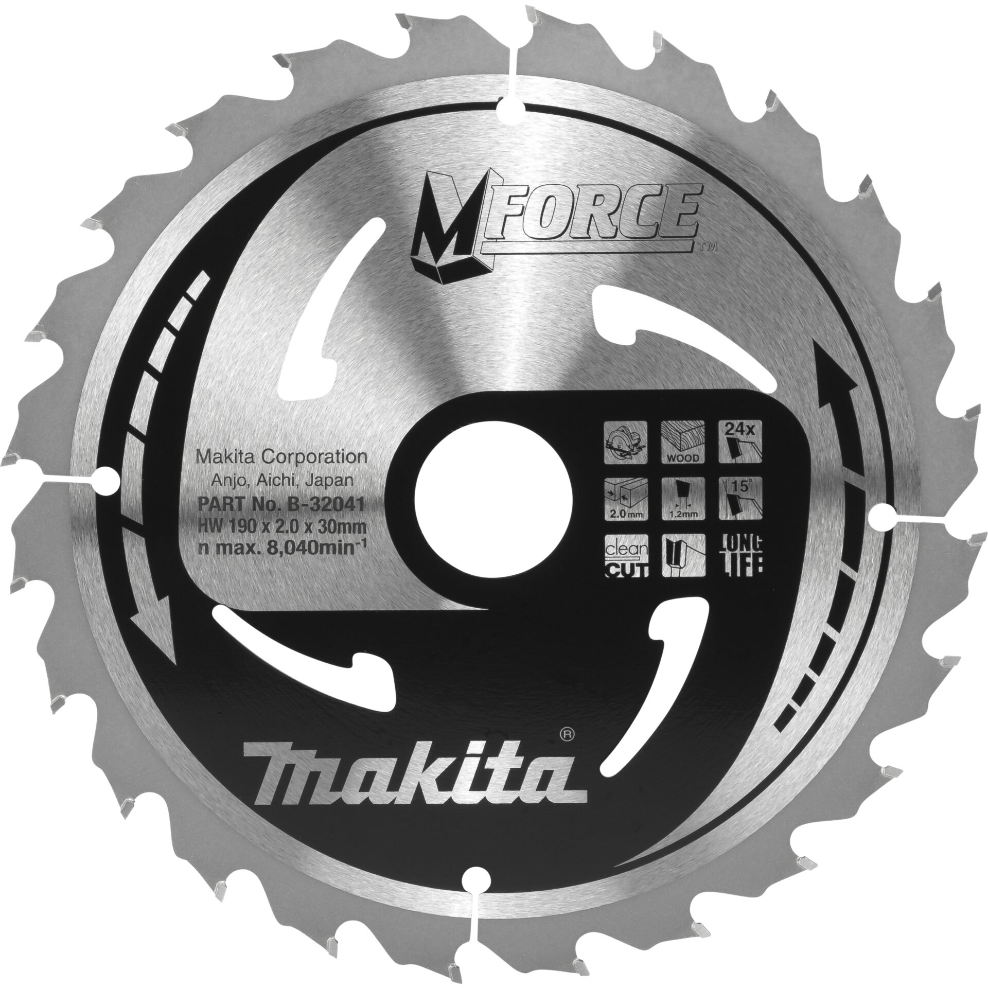 Makita B-32041 M-FORCE lama 190x30x24Z