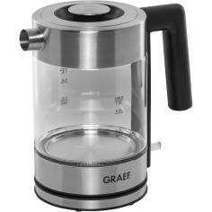 Graef WK 300 bollitore transparente/acciaio 2