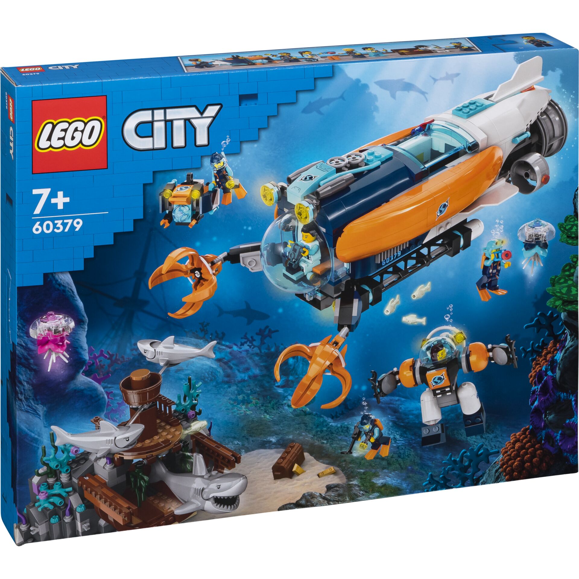 LEGO City 60379     Sottomarino per esplorazioni abissali