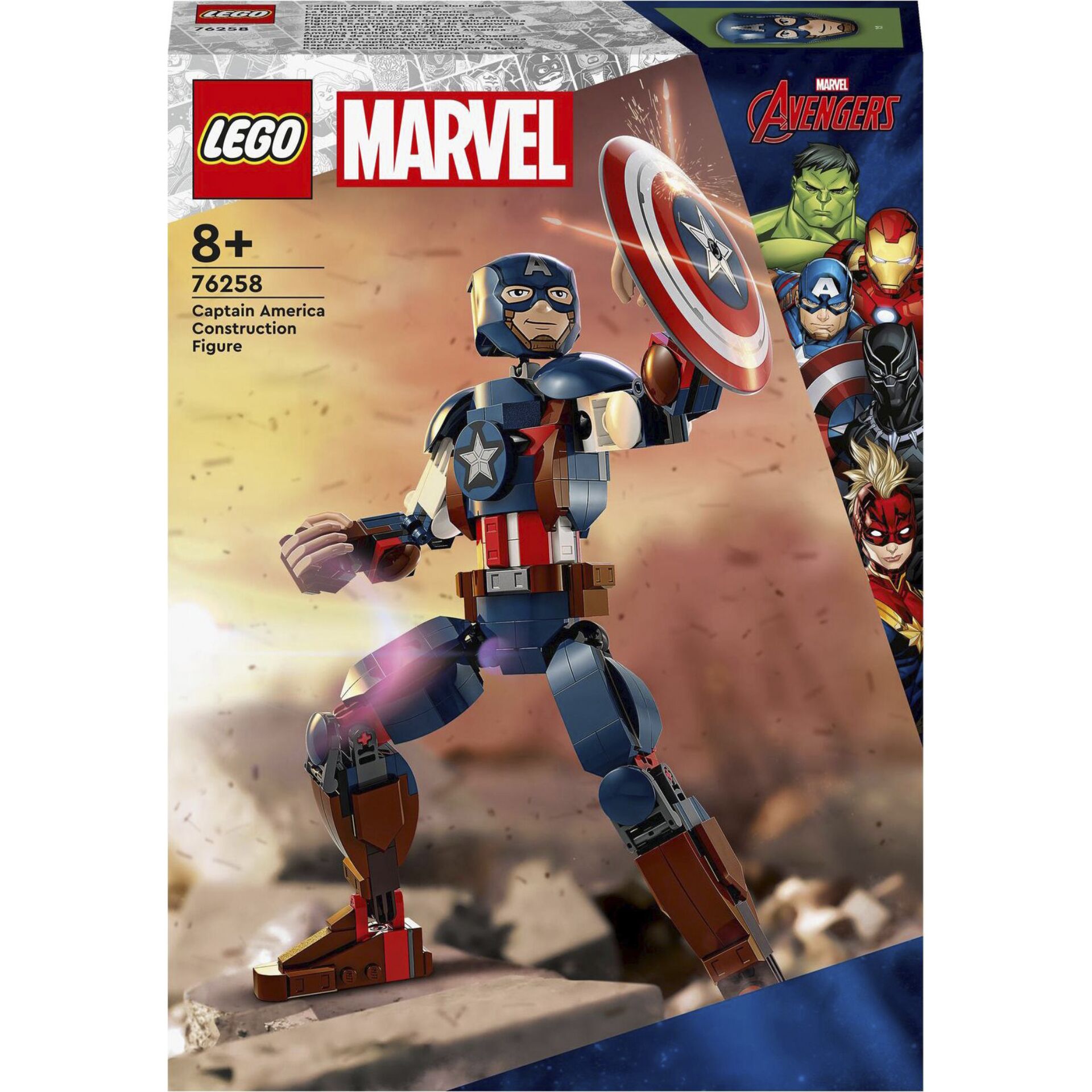 LEGO Super Hero Marvel 76258 Personaggio di Captain America