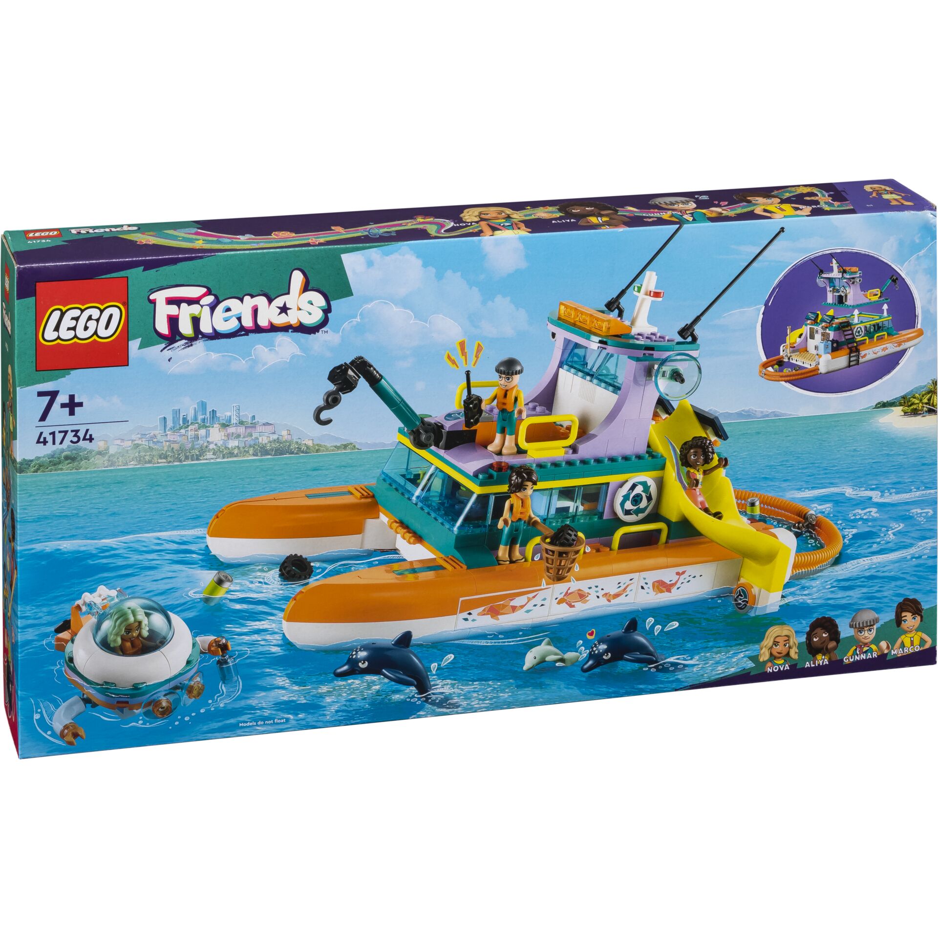 LEGO Friends 41734 Catamarano di salvataggio