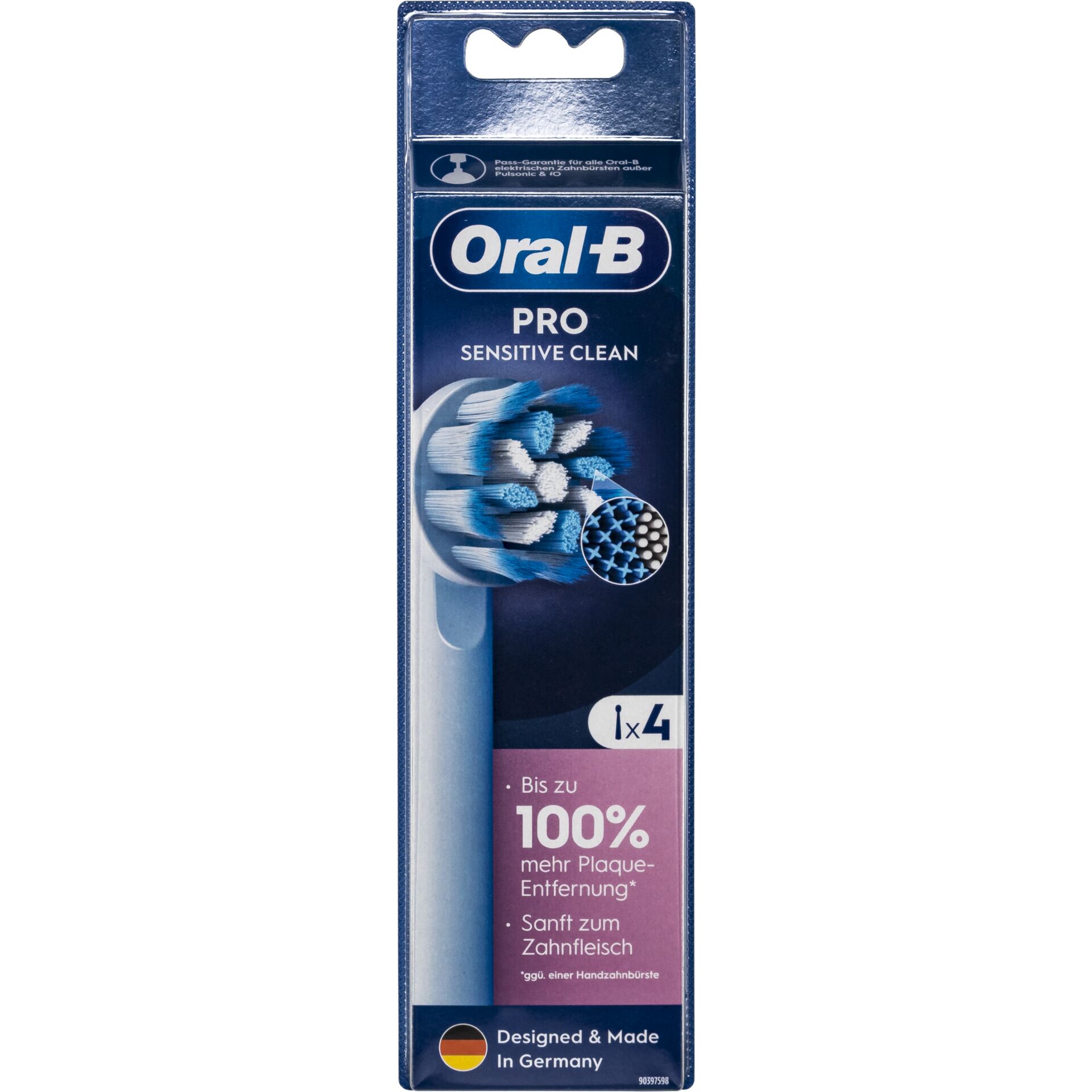 Oral-B testine di ricambio Pro Sensitive Clean 4pz