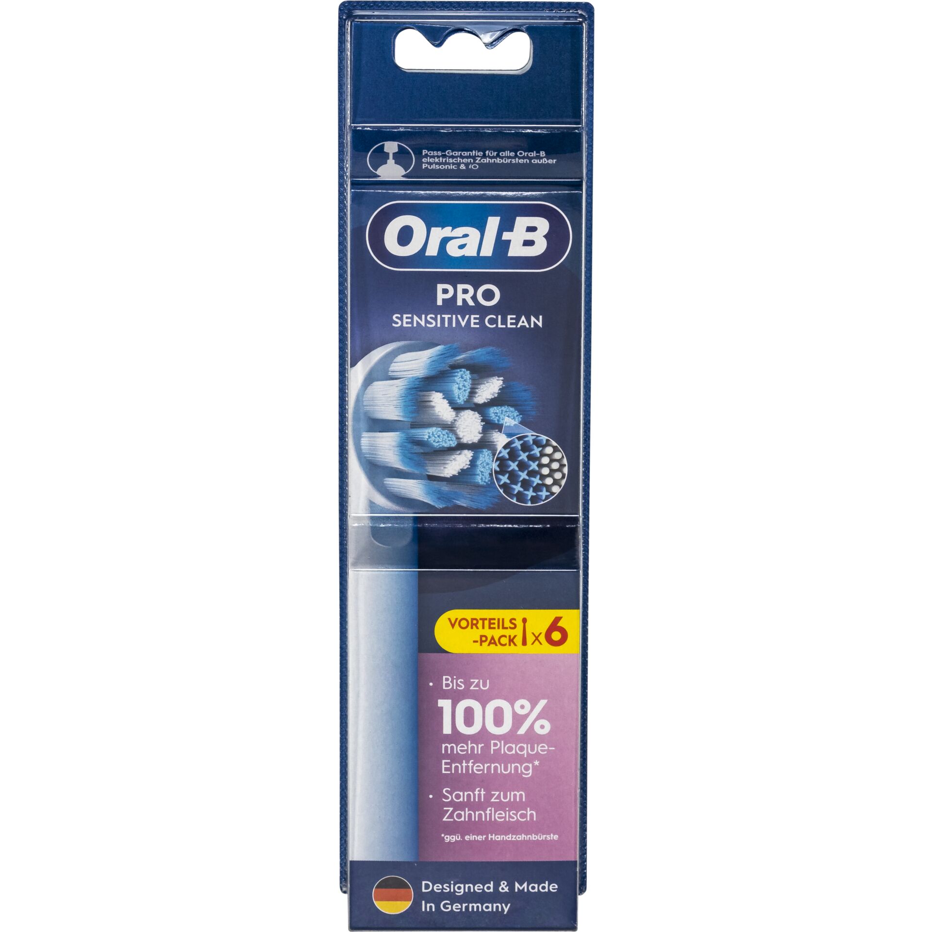 Oral-B testine di ricambio Pro Sensitive Clean 6pz
