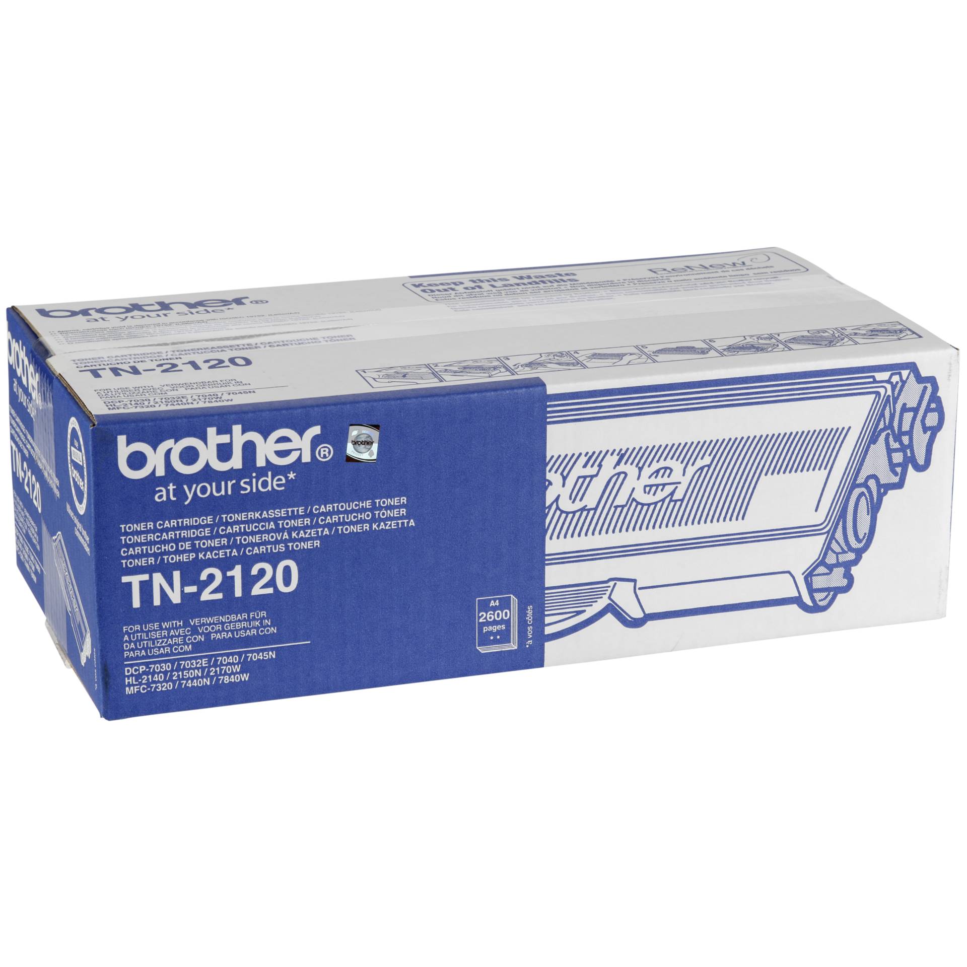Brother TN-2120 cartuccia nero