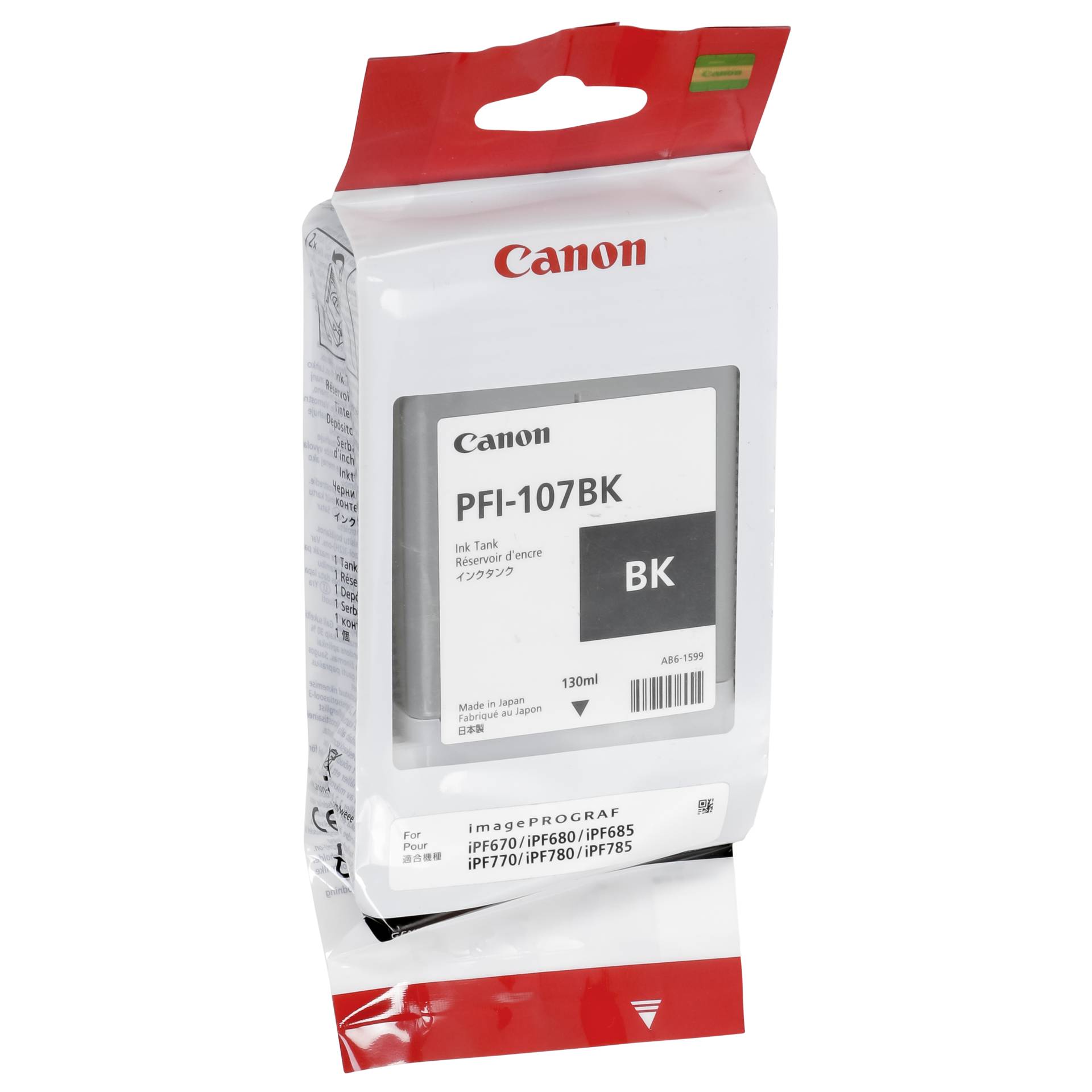 Canon PFI-107 BK Tinte nero