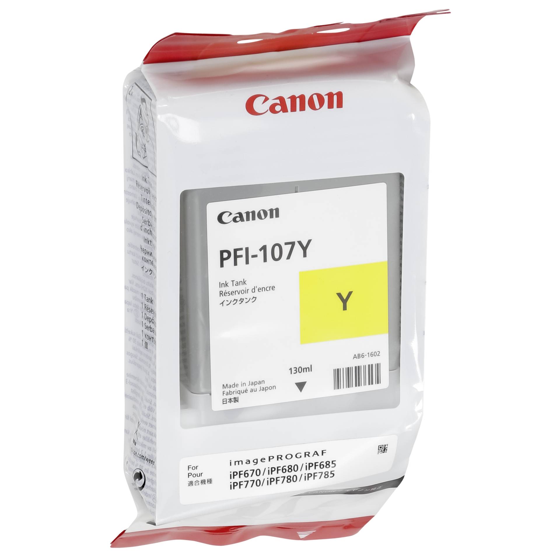 Canon PFI-107 Y Cartucce giallo