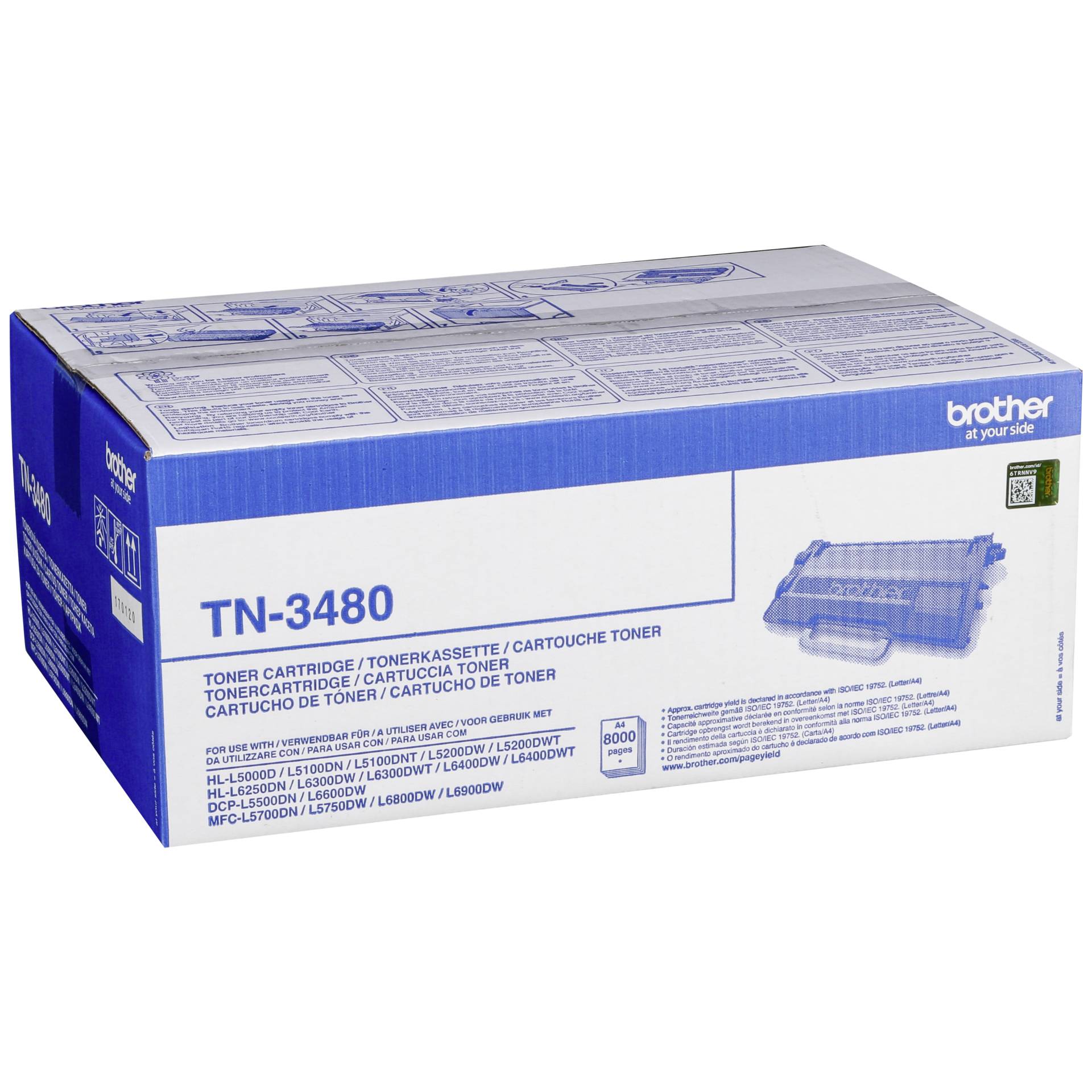 Brother TN-3480 Toner nero