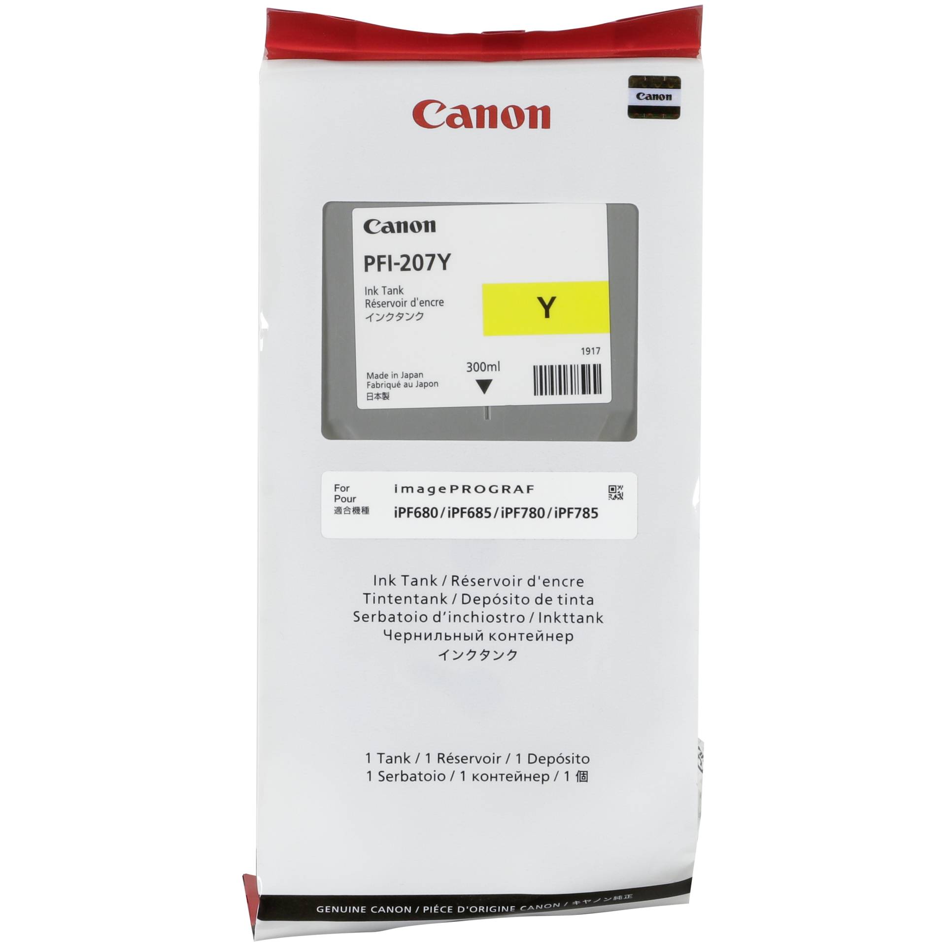 Canon PFI-207 Y Cartucce giallo