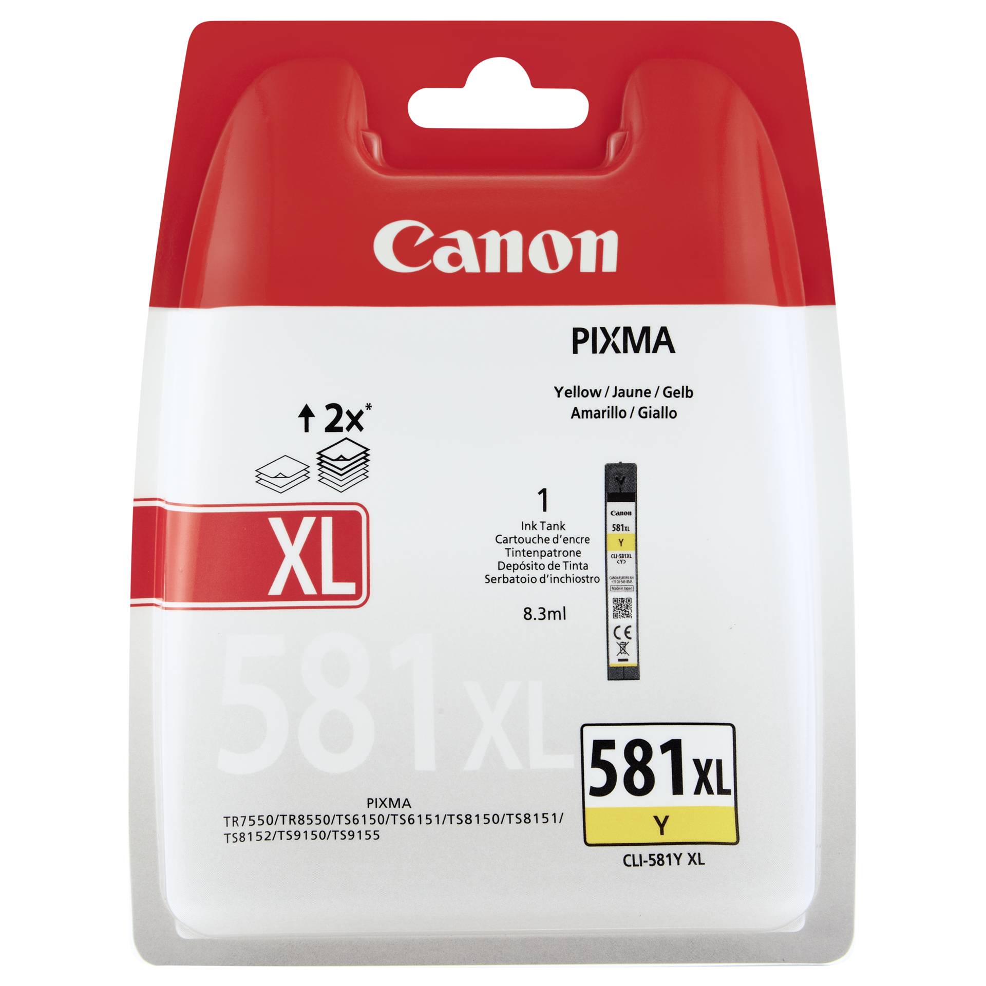 Canon CLI-581 XL Y giallo