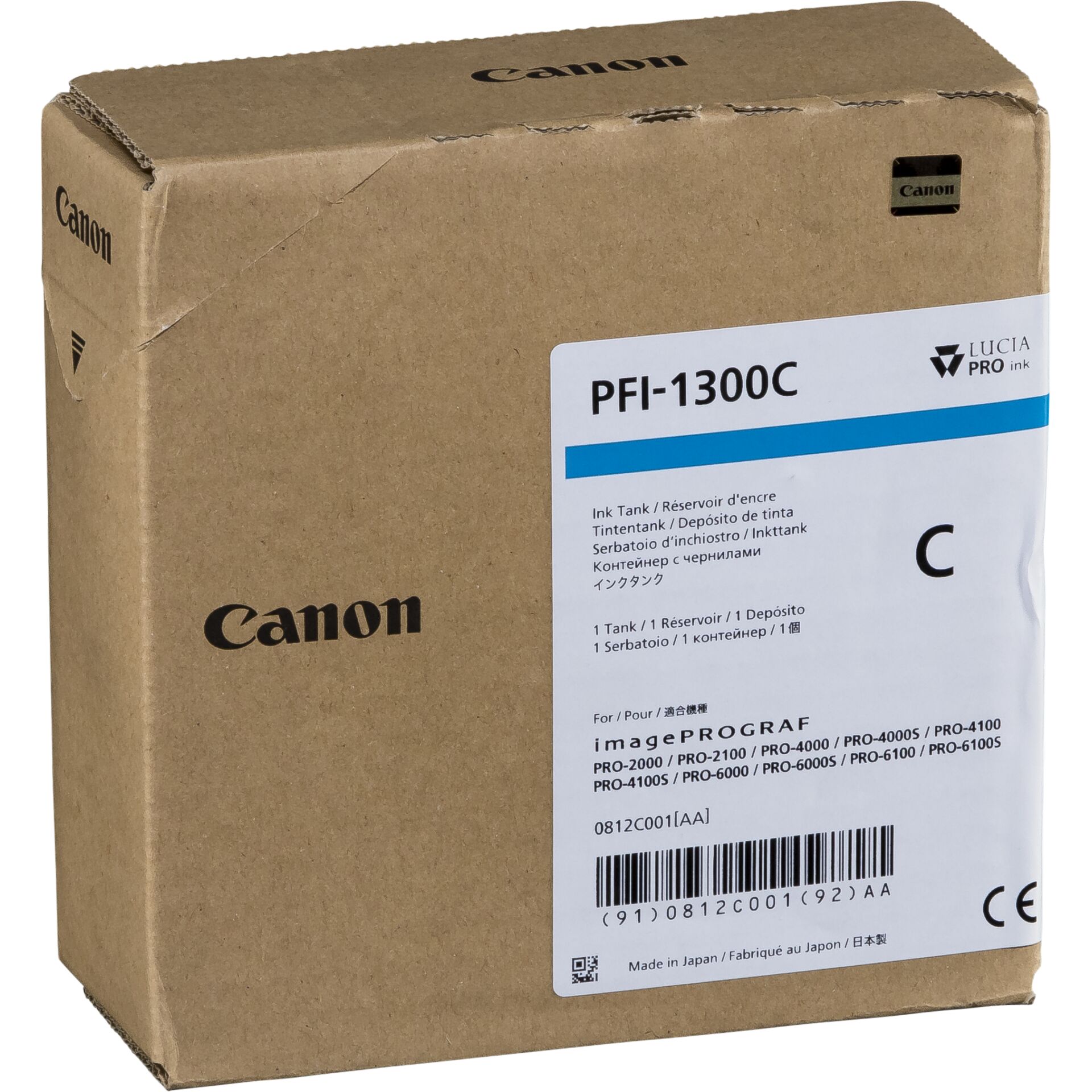 Canon PFI-1300 Cartucce ciano 330 ml
