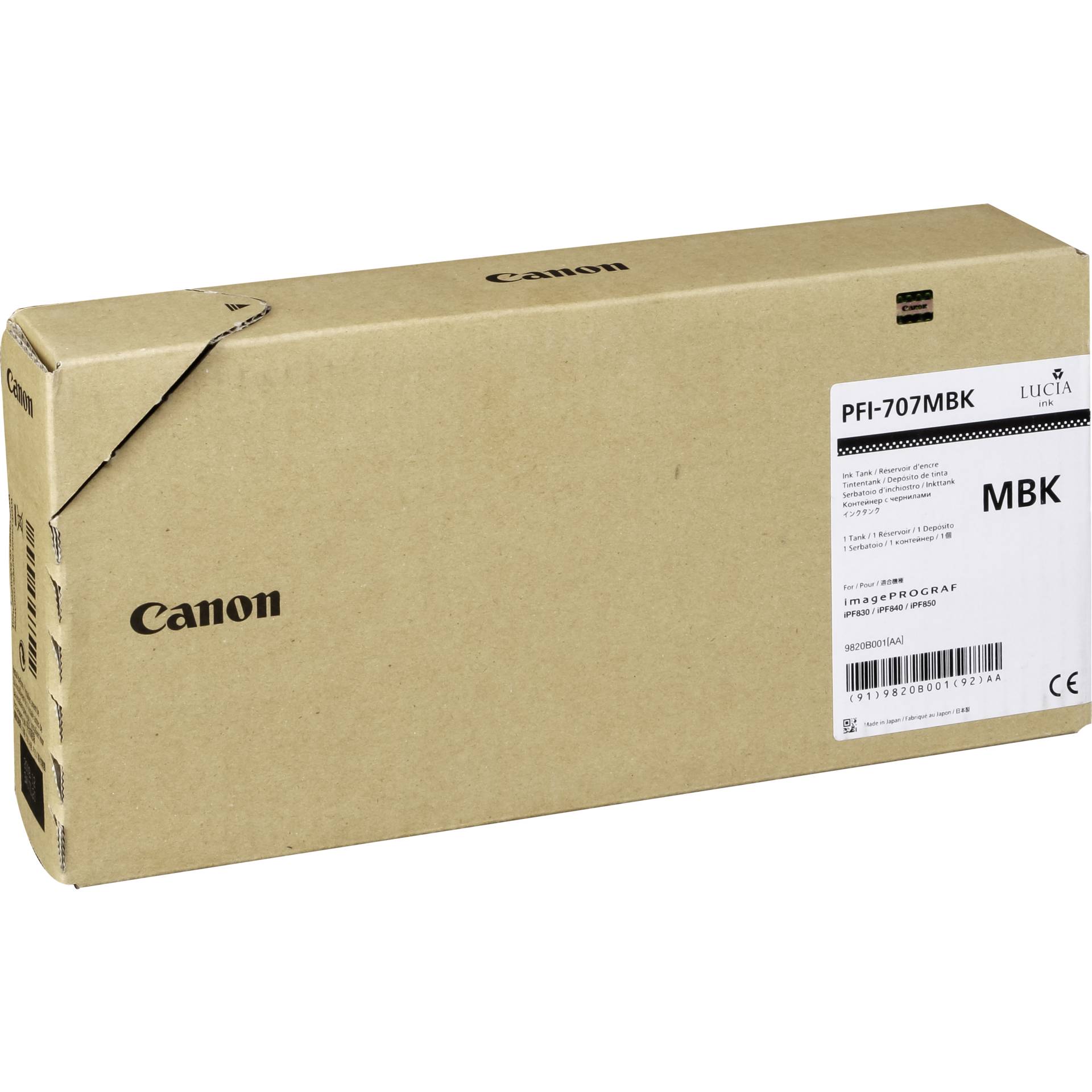 Canon PFI-707 MBK Cartucce opaco nero
