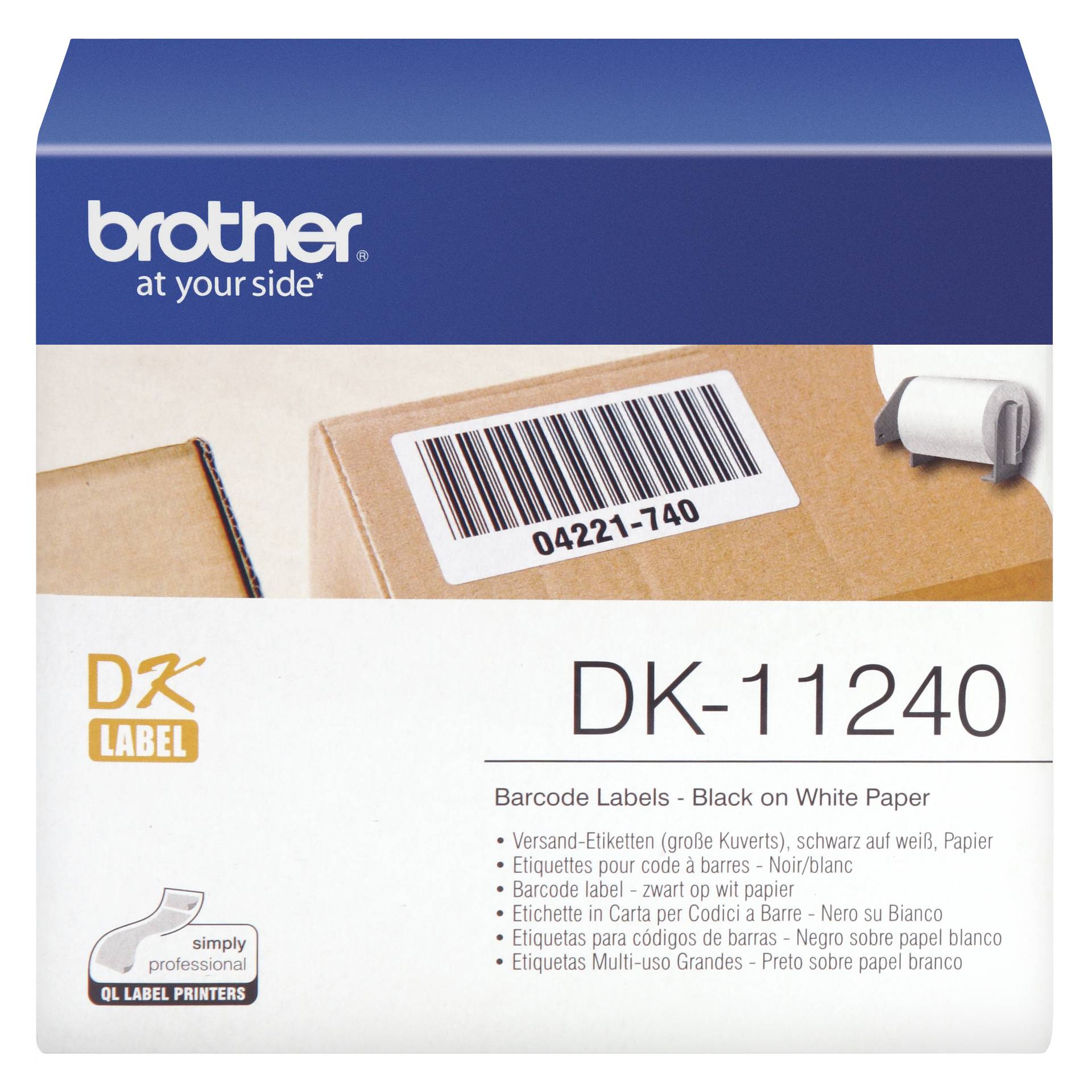 Brother etichette per posta 102 x 51 mm 600 pz.     DK-11240