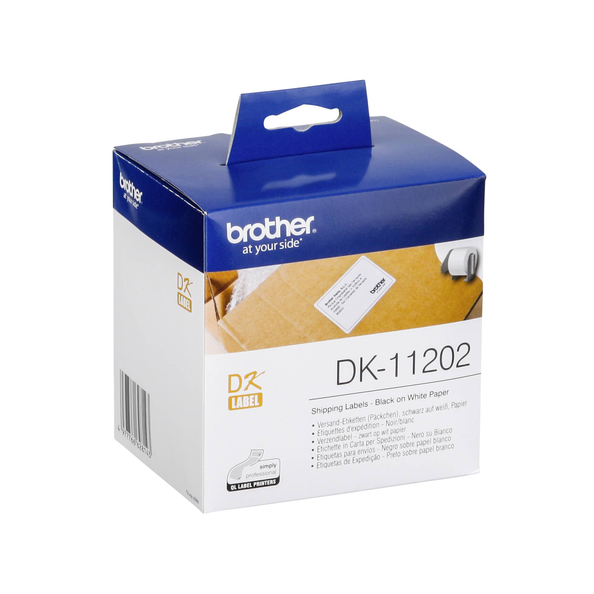 Brother etichette per posta 62 x 100 mm 300 pz.     DK-11202