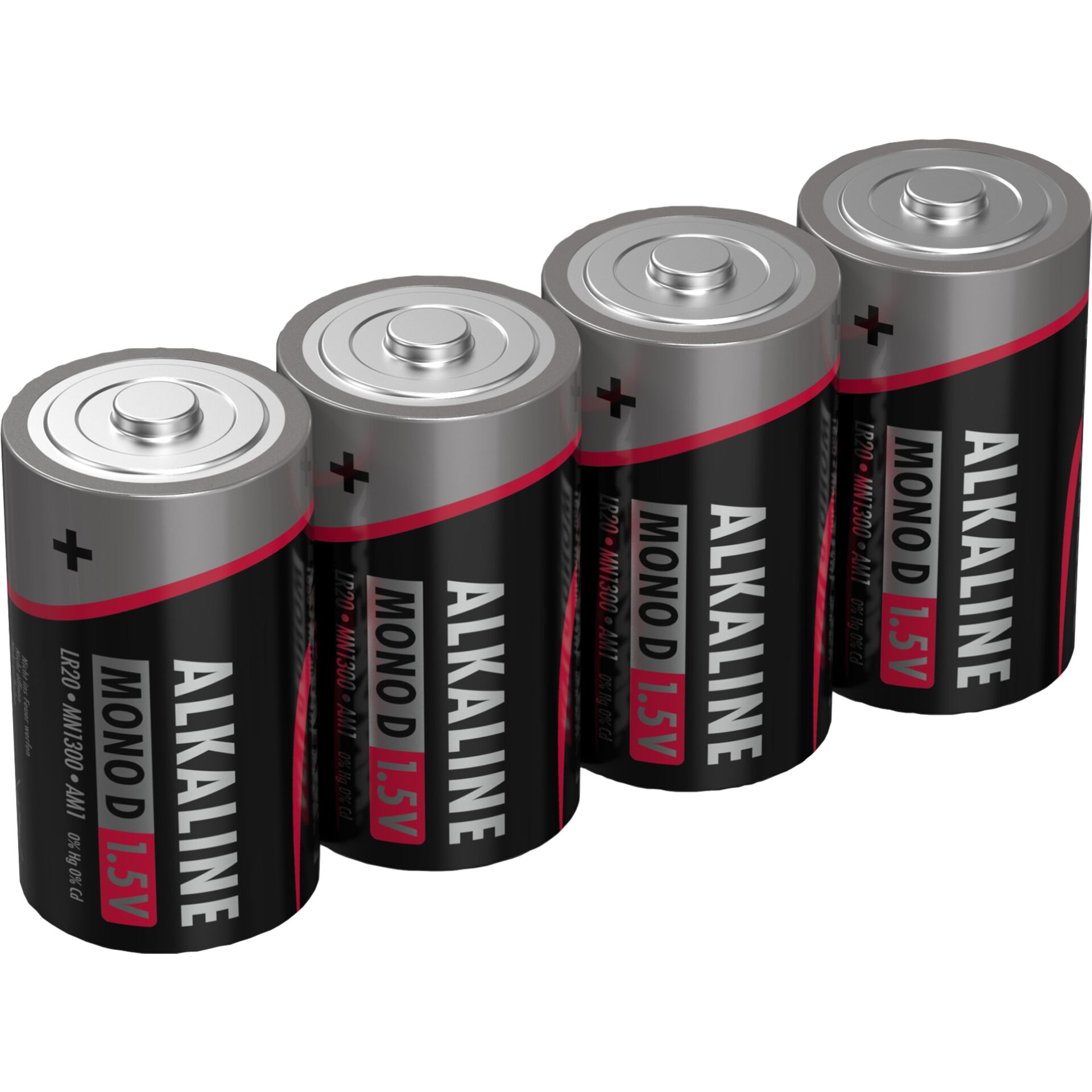 1x4 Ansmann Alkaline Mono D LR 20 red-line           5015581