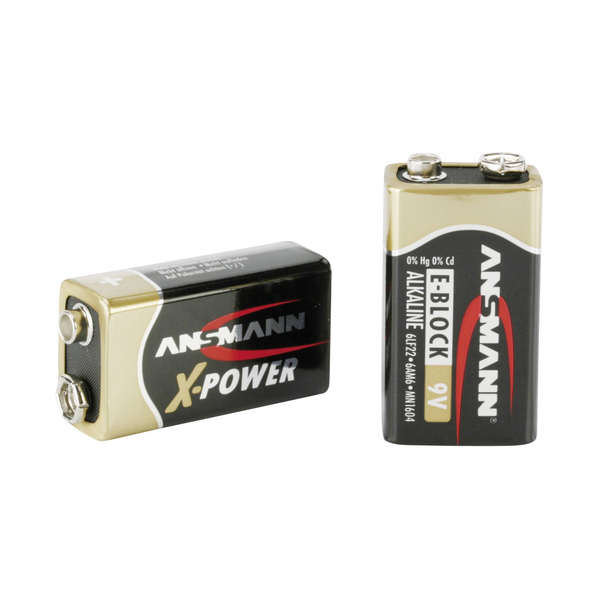 1 Ansmann Alkaline 9V-Block X-Power 2