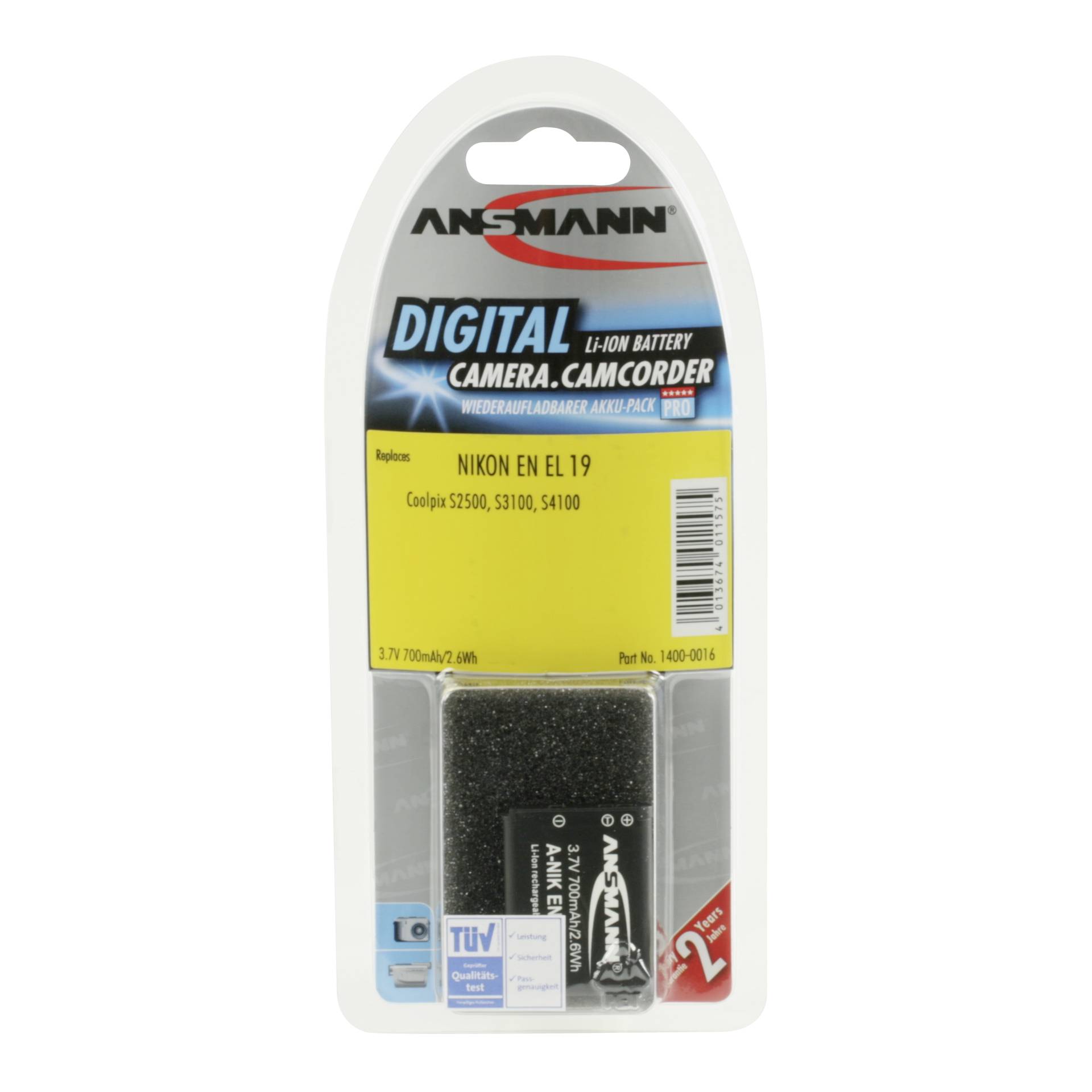 Ansmann A-Nik EN-EL19