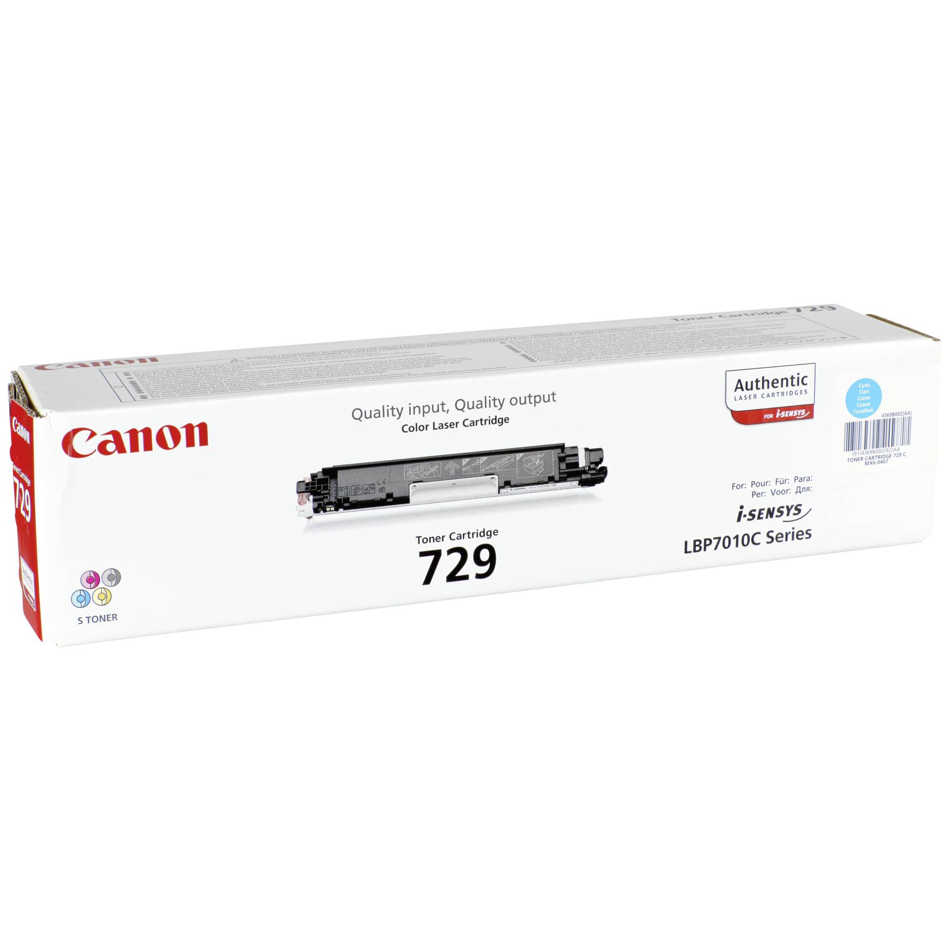 Canon Toner 729 C ciano