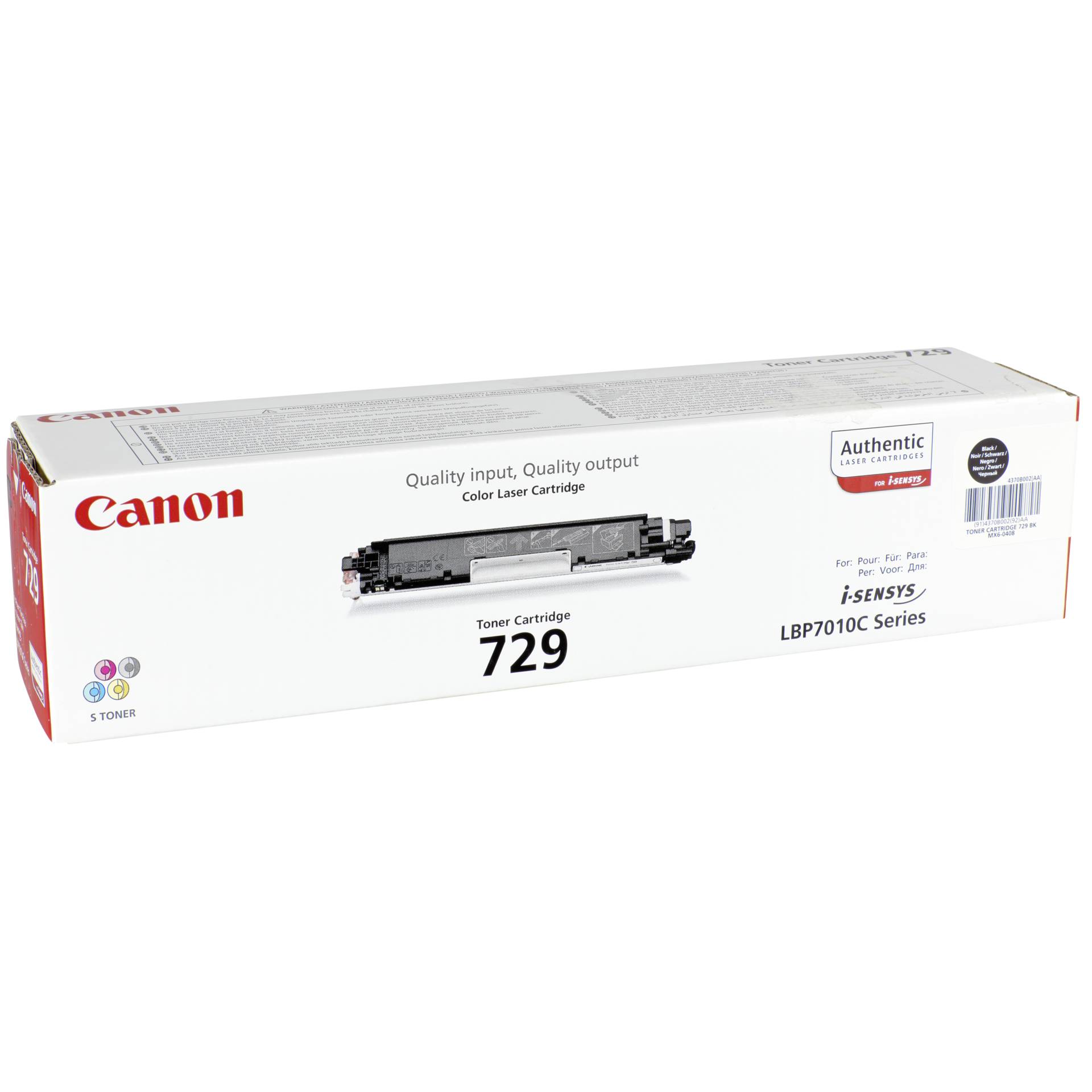 Canon Toner 729 BK nero