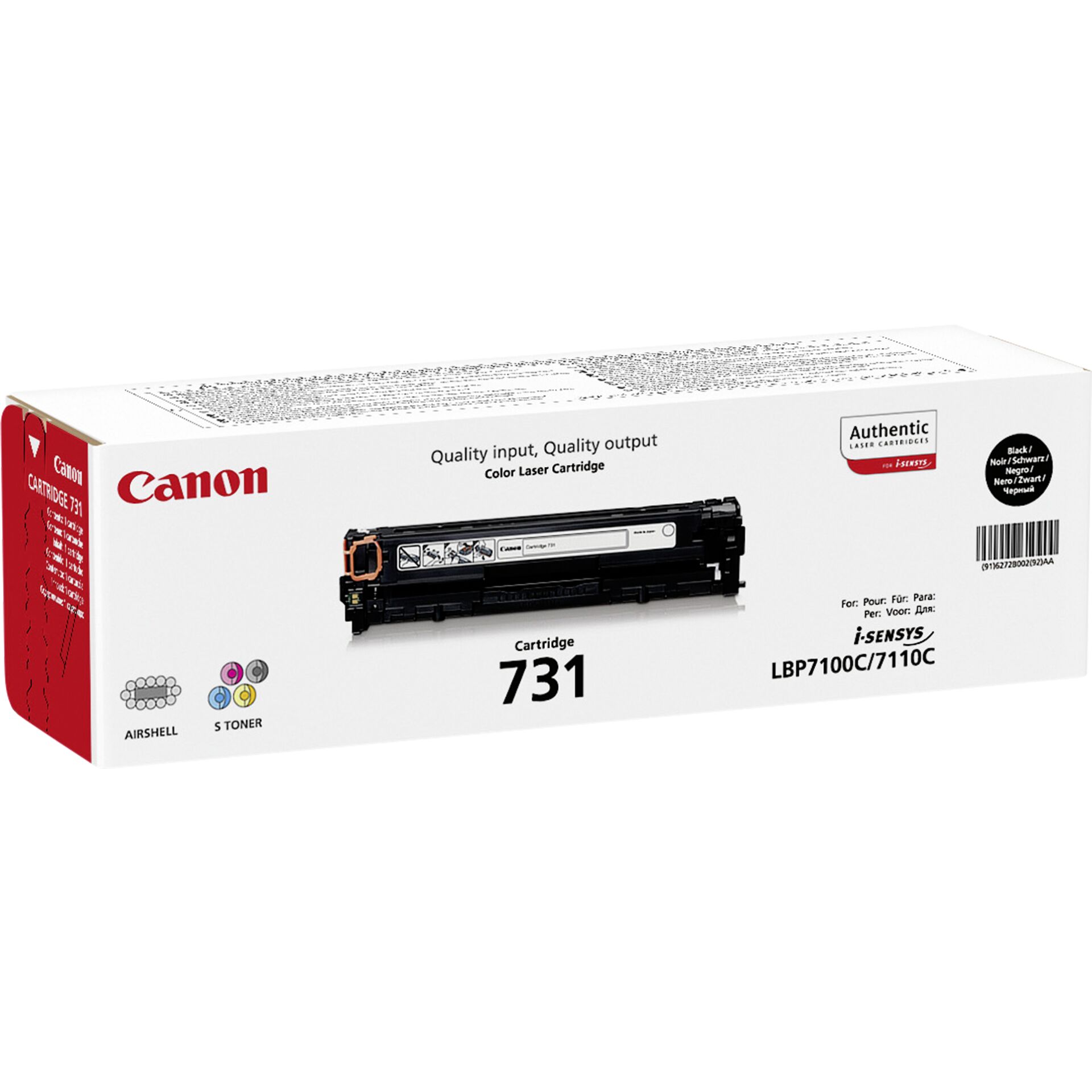 Canon Toner 731 BK nero
