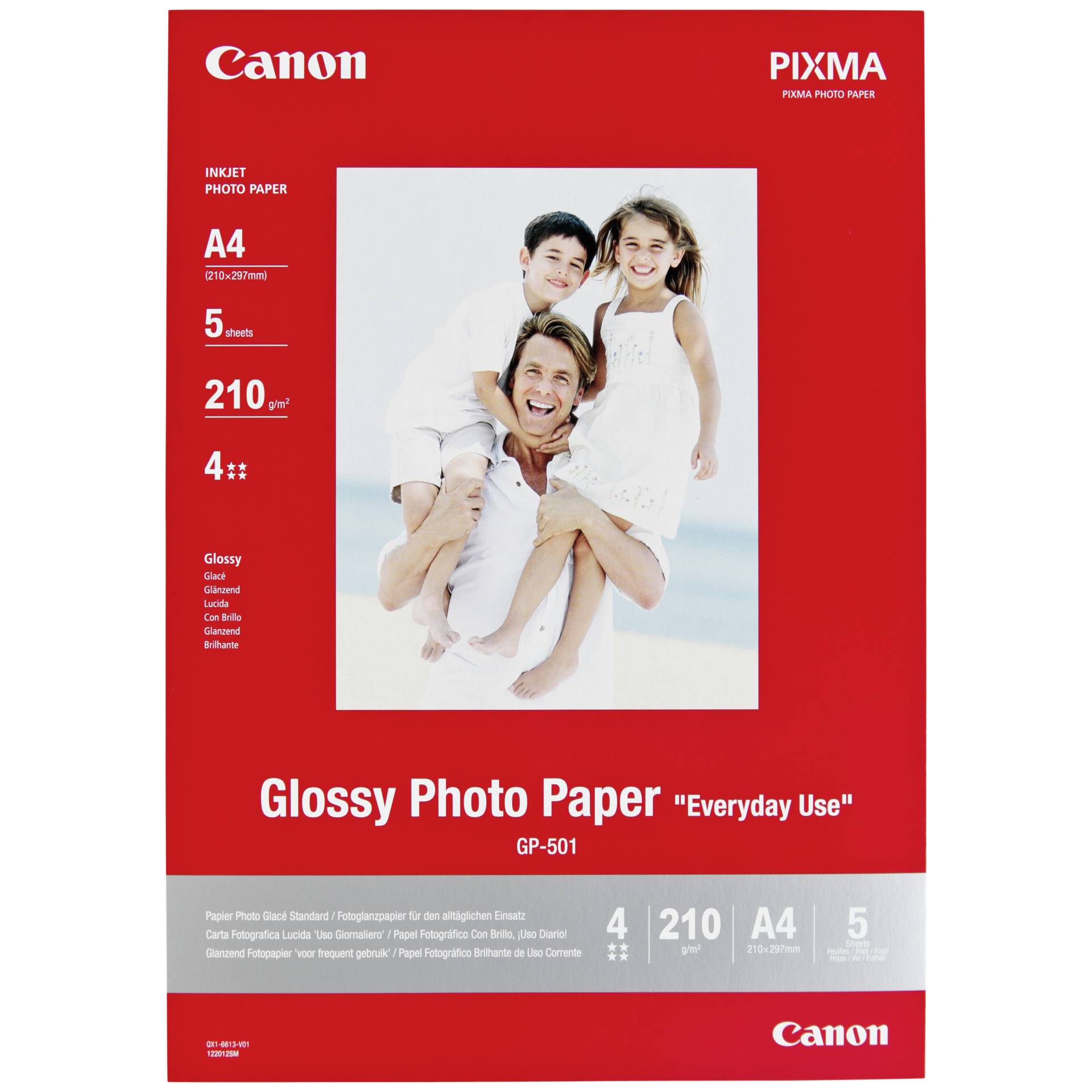 Canon GP-501 A 4, lucida 170 g, 5 fogli