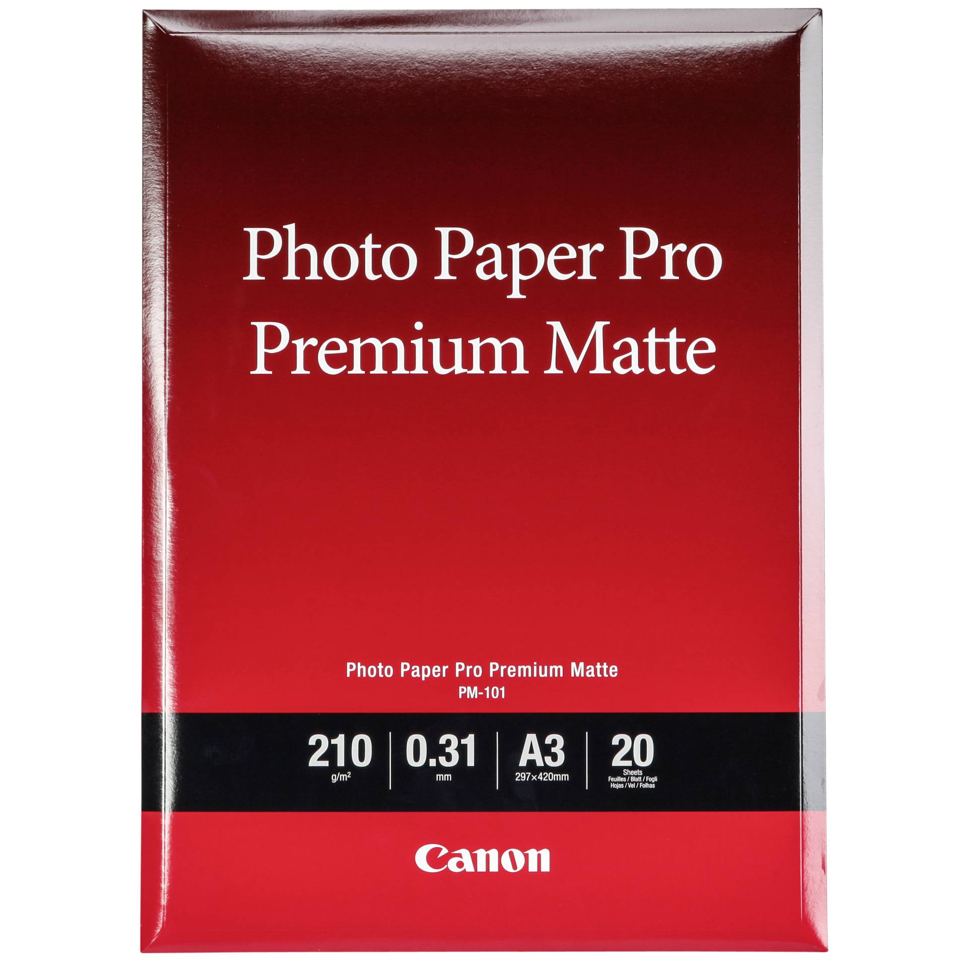 Canon PM-101 Pro Premium Matte A 3, 20 fogli, 210 g