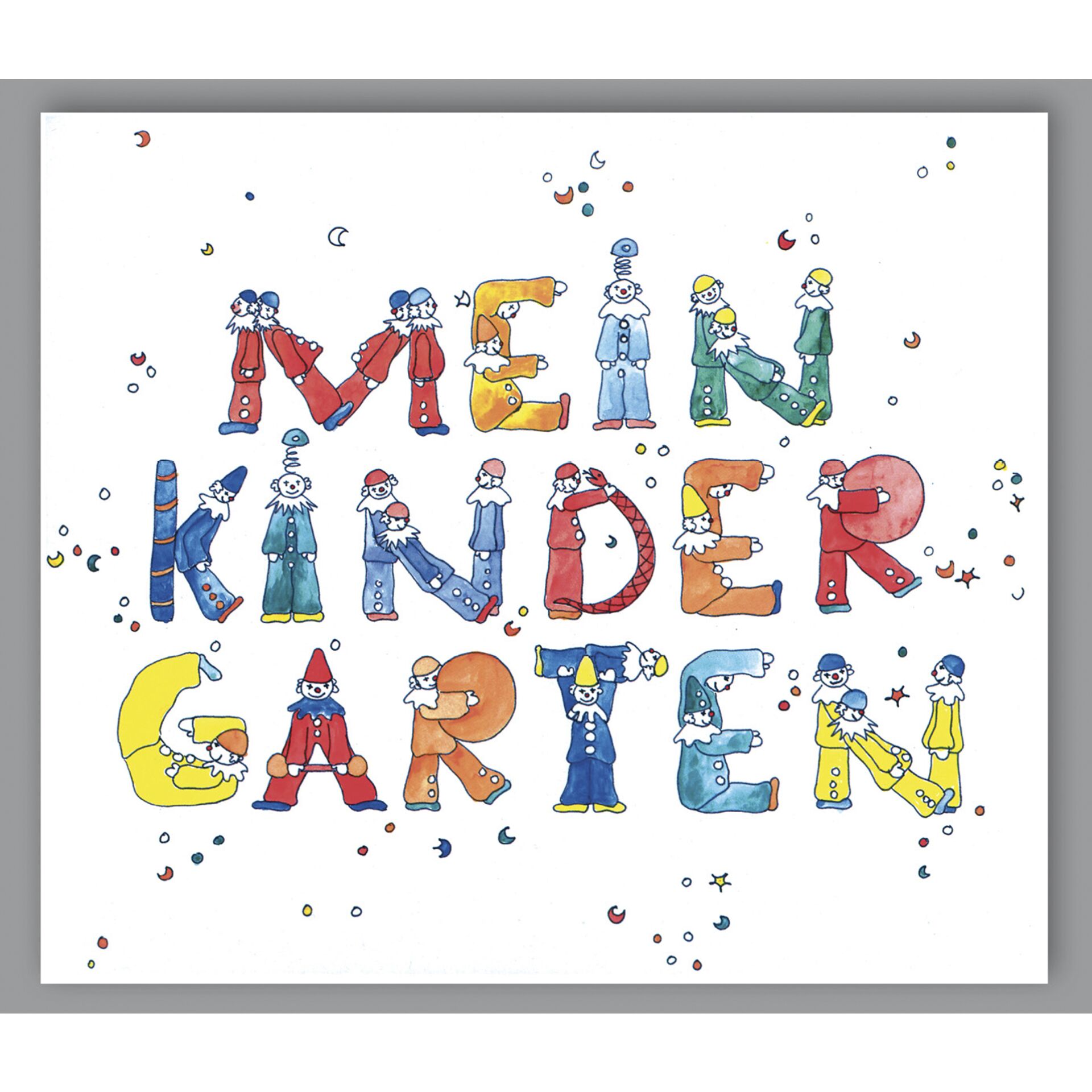 1x25 Daiber  Clowns-mein Kindergarten  cartellina portaf.
