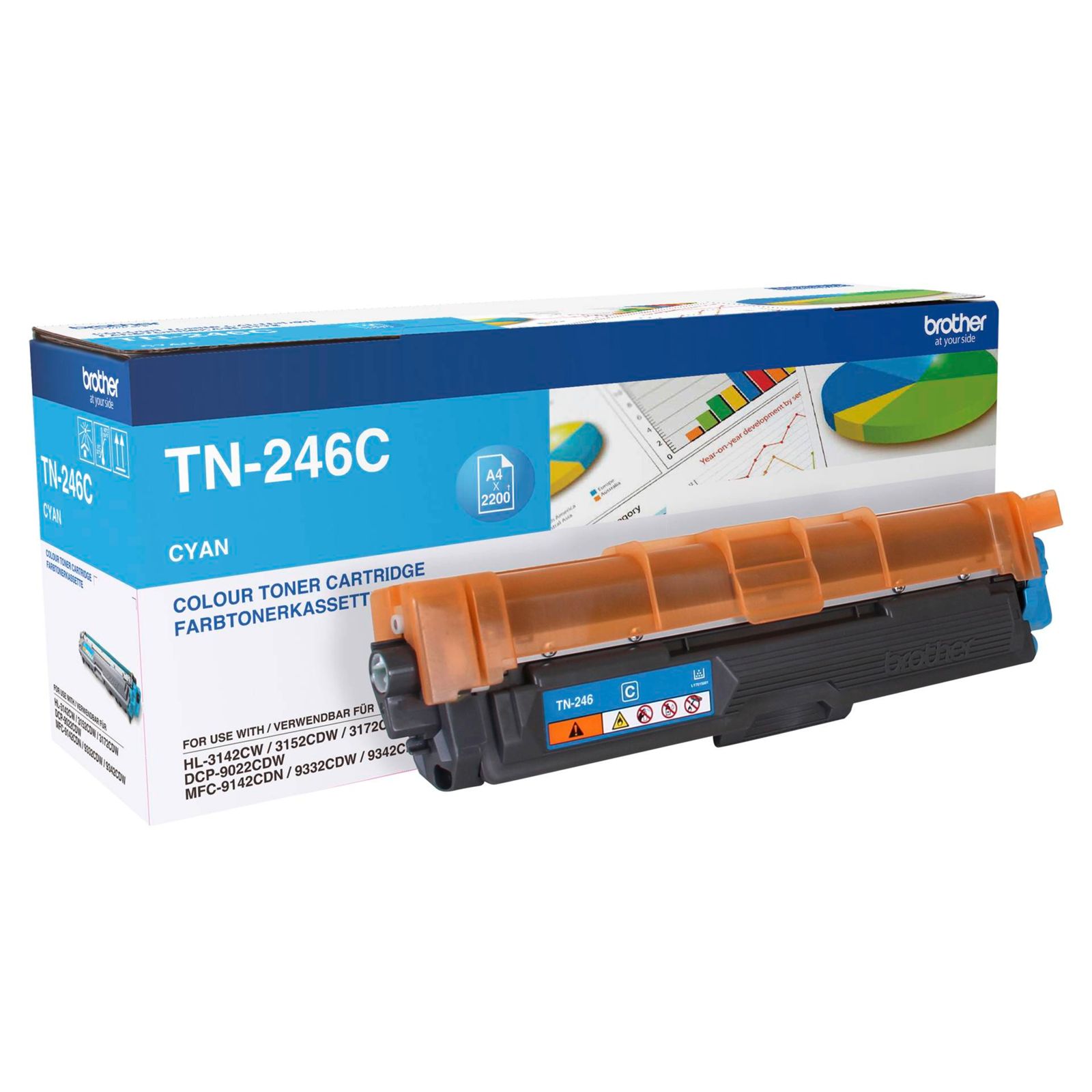 Brother TN-246 C cartuccia ciano