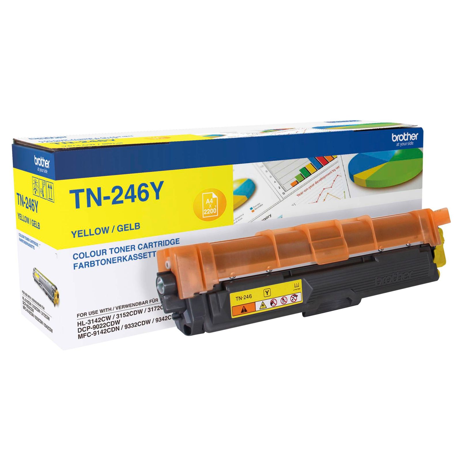 Brother TN-246 Y Toner giallo