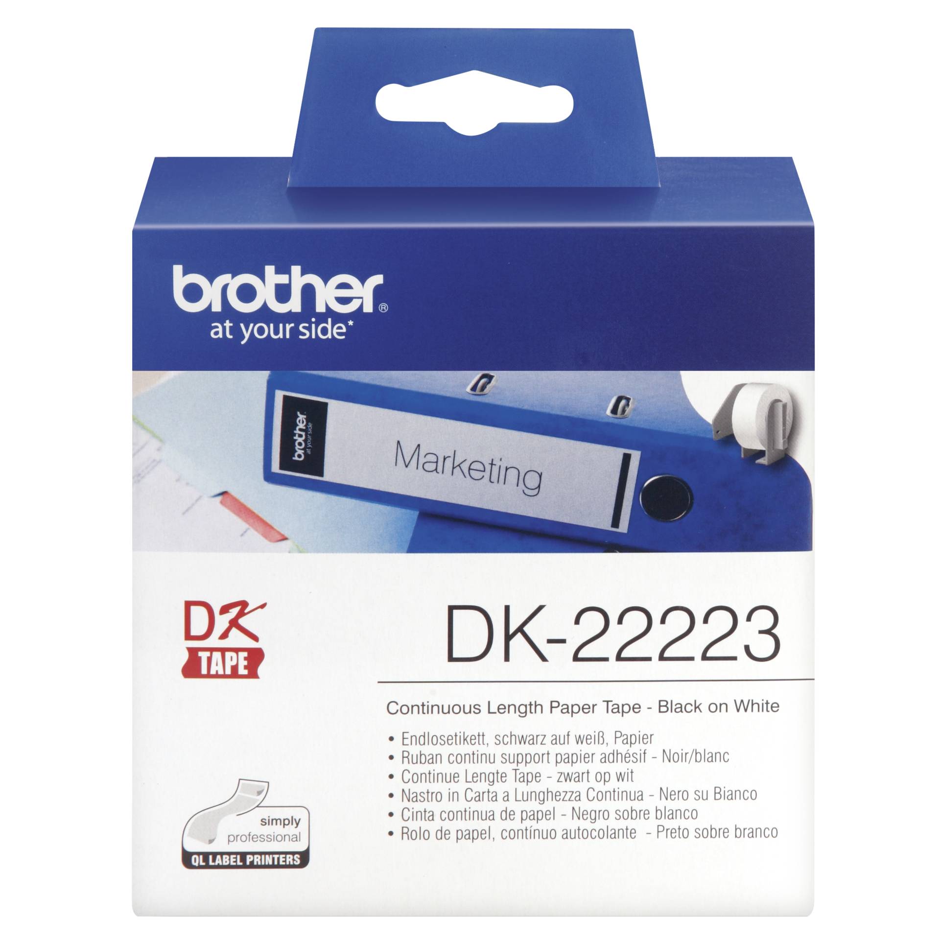 Brother etichette continue carta bianco 30,48 m x 50 mm DK-2
