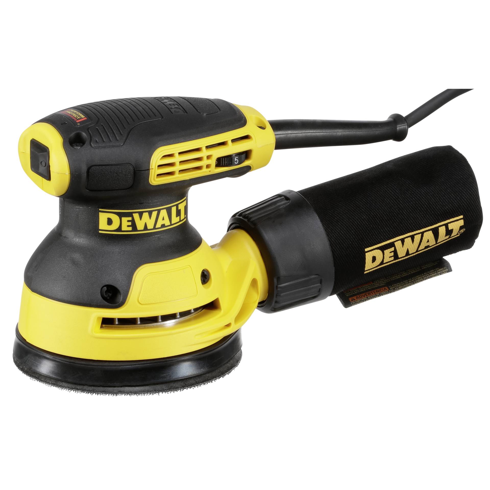 DeWalt DWE6423-QS 280 W, 230V 125 mm Levigatrice rotoorbitan