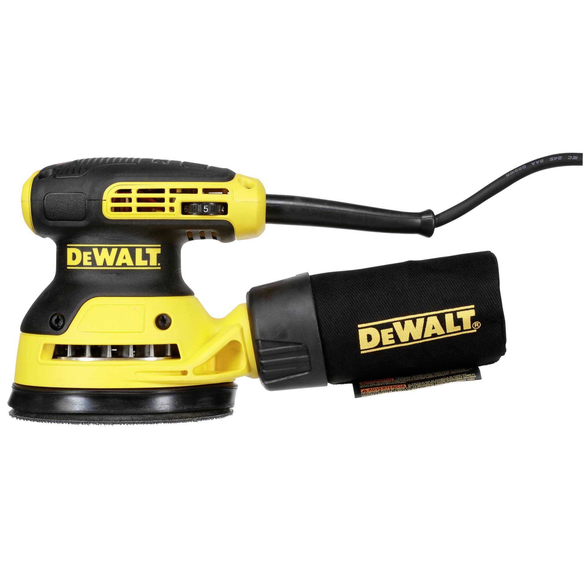 DeWalt DWE6423-QS 280 W, 230V 125 mm Levigatrice rotoorbitan