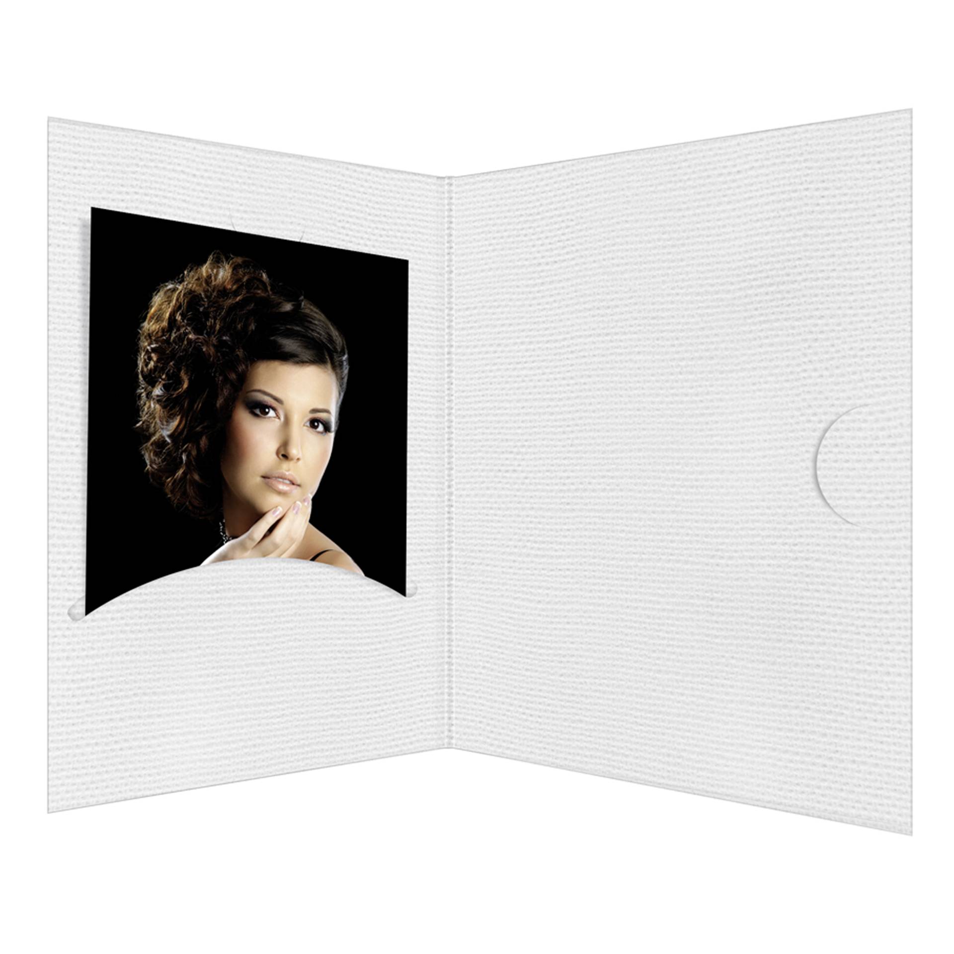 1x100 Daiber busta per foto Opti-Line  fino a 7x10cm bianco