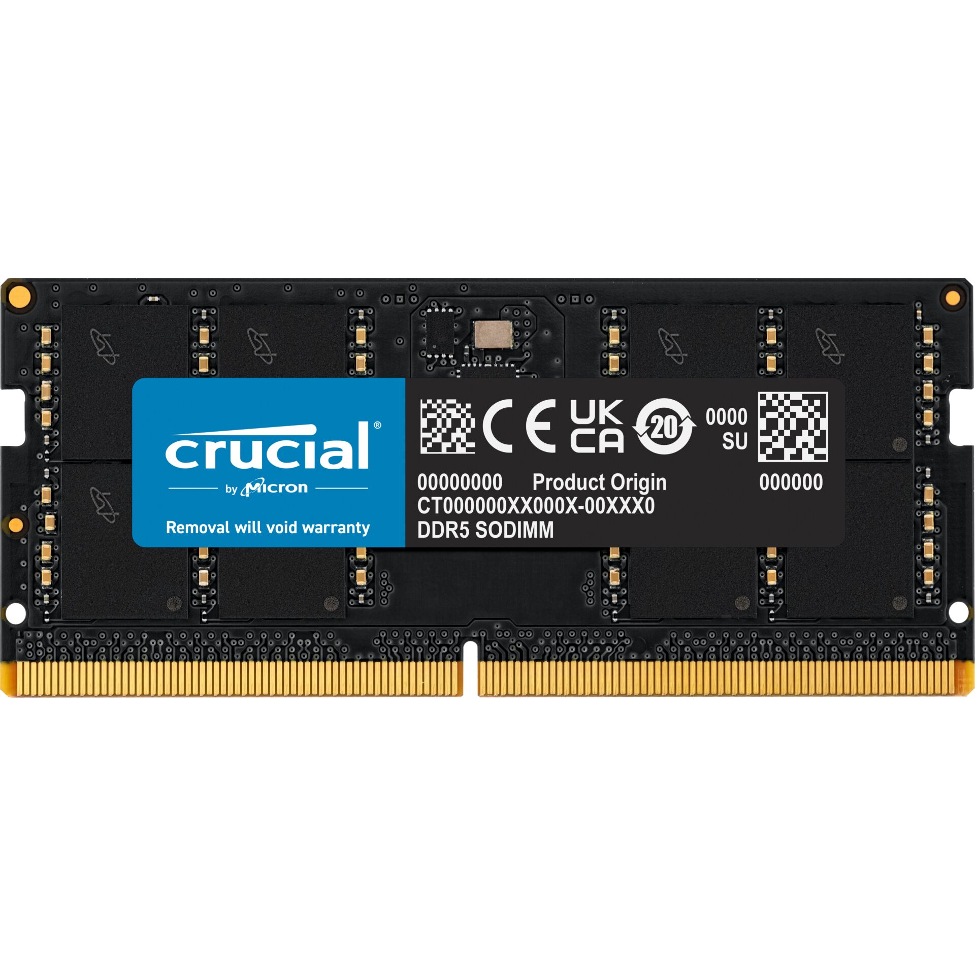 Crucial DDR5-5600           32GB SODIMM CL46 (16Gbit)