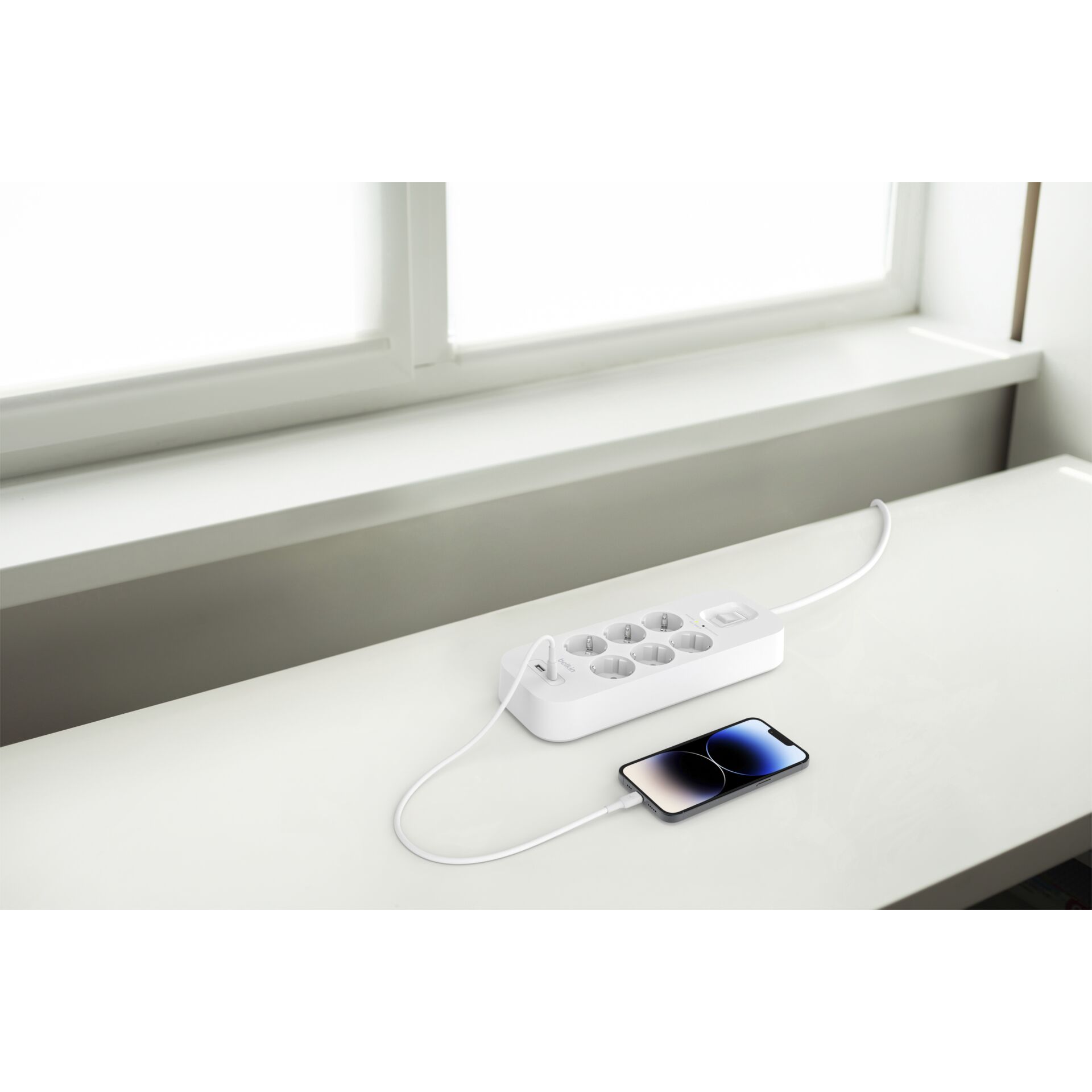 Belkin Surge Socket 6-fold, USB-A+C, 650J.SRB002VF2M