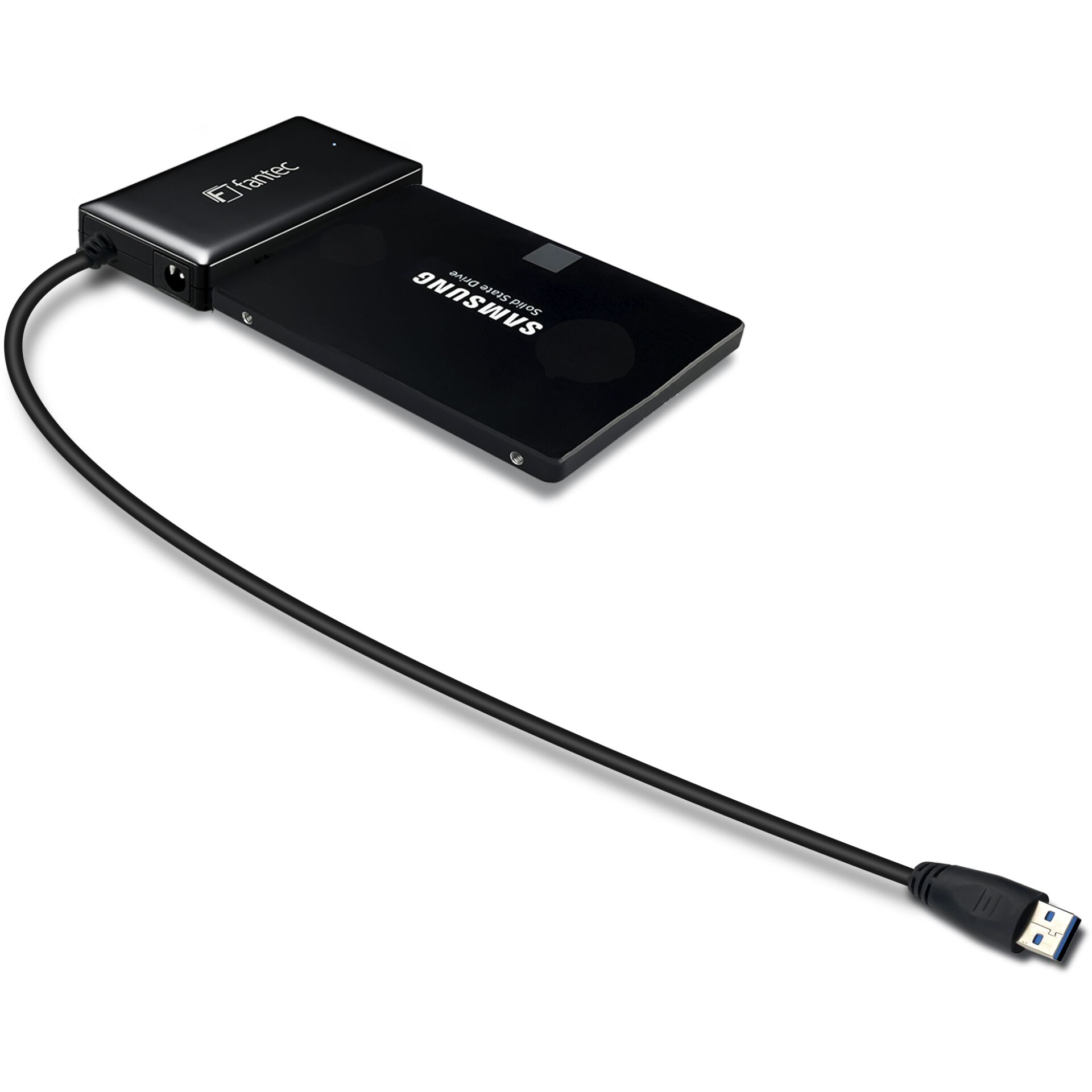 FANTEC USB 3.0 SATA 6G adatt. DOCK SSD HDD nero