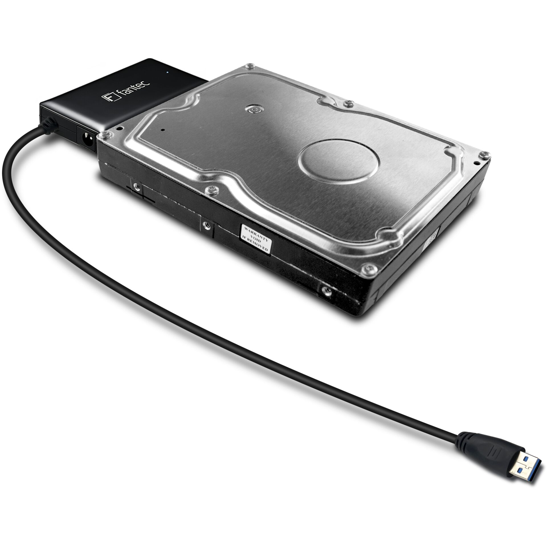 FANTEC USB 3.0 SATA 6G adatt. DOCK SSD HDD nero