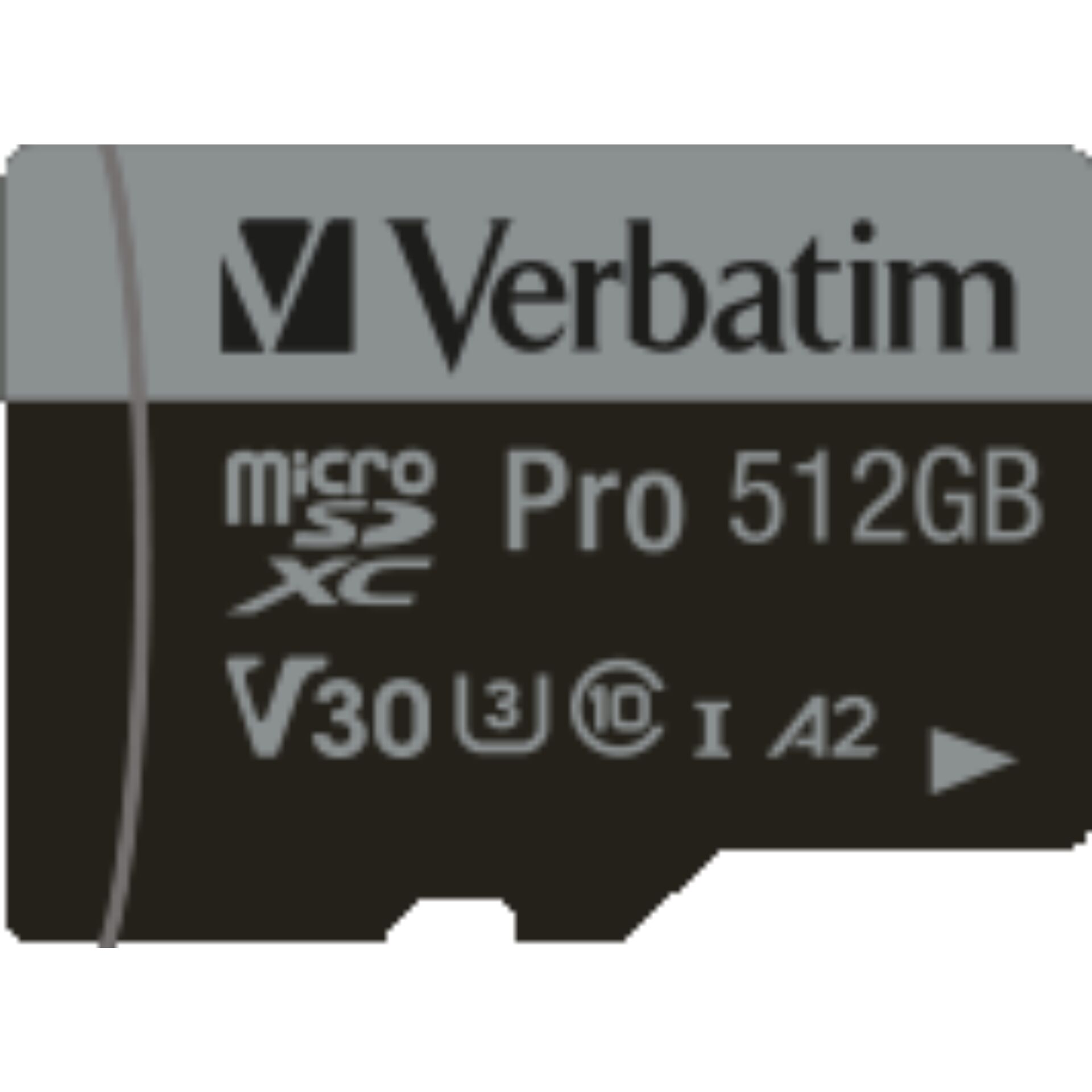 Verbatim microSDXC Pro     512GB Class 10 UHS-I incl adatt.