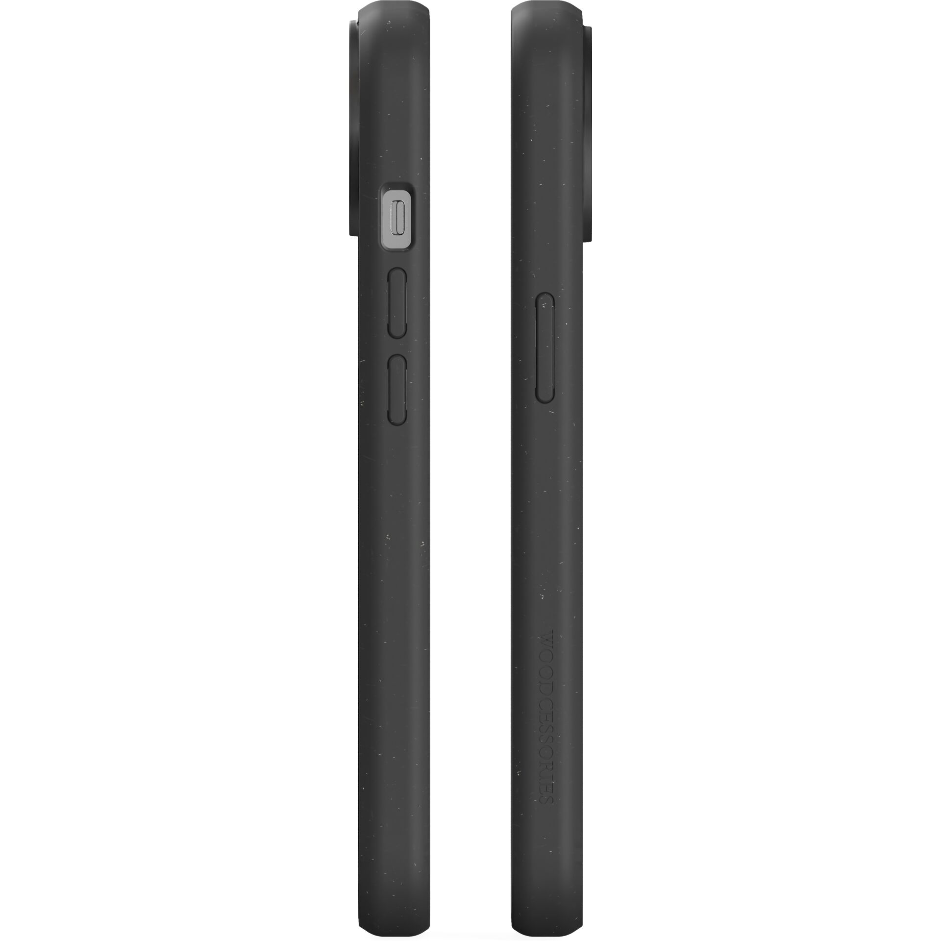 Woodcessories Clear Case MagSafe Matte Black iPhone 14 Plus