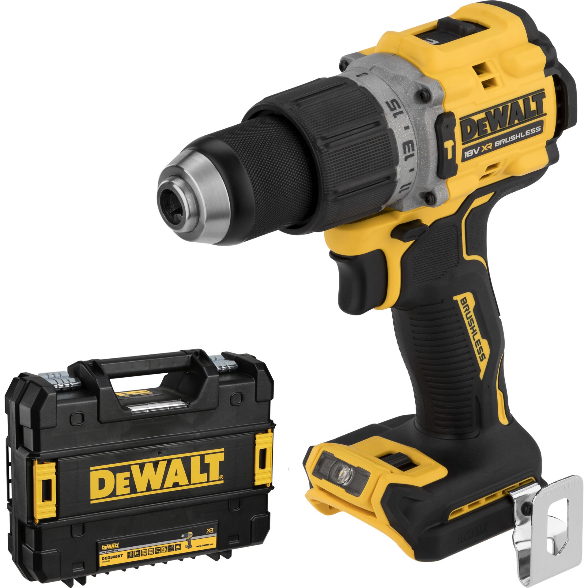 DeWalt DCD805NT-XJ trapano avvitat.percuss. a batt.