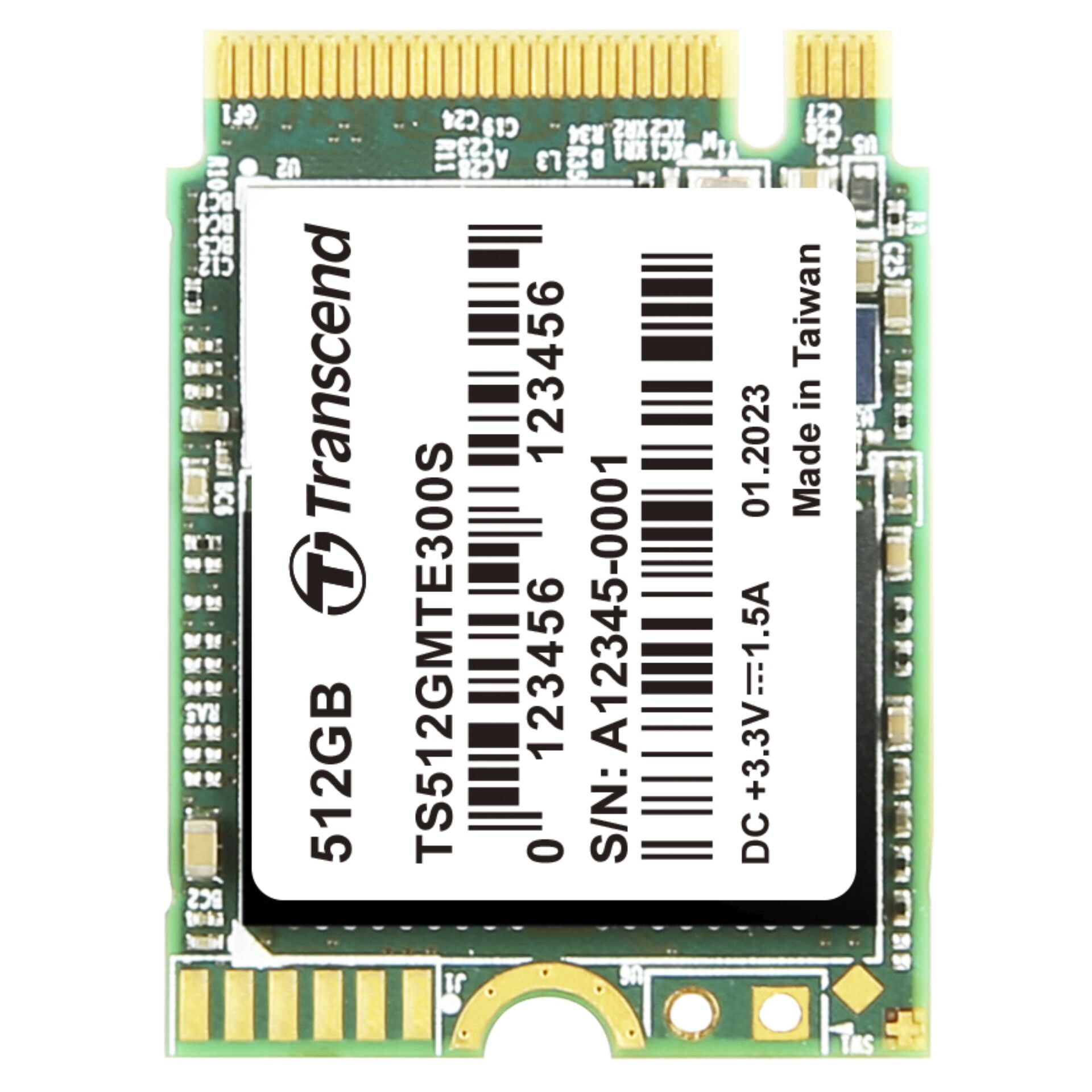 Transcend SSD MTE300S      256GB NVMe PCIe Gen3x4 3D TLC