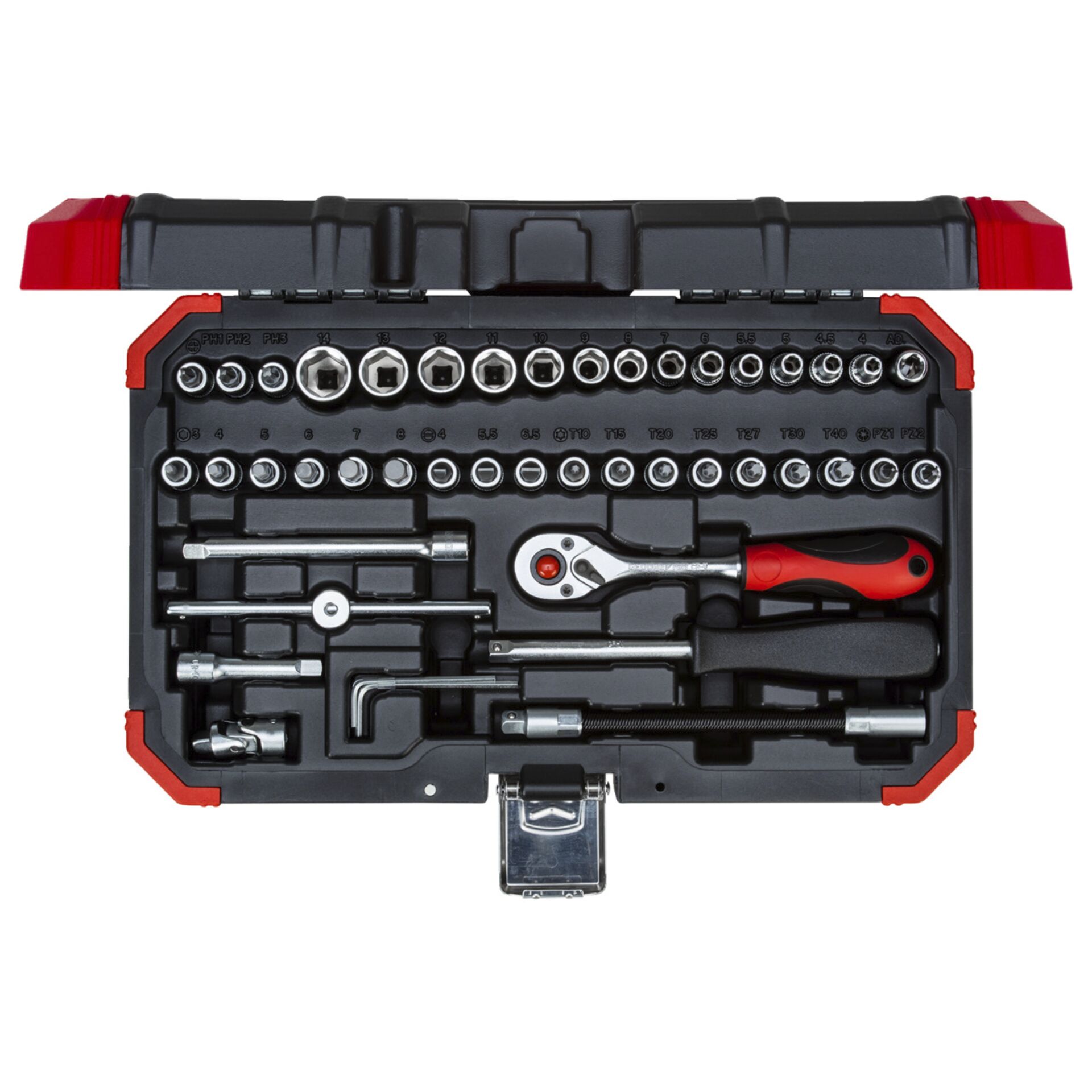 GEDORE red kit chiavi a bussola 1/4 46 pz.
