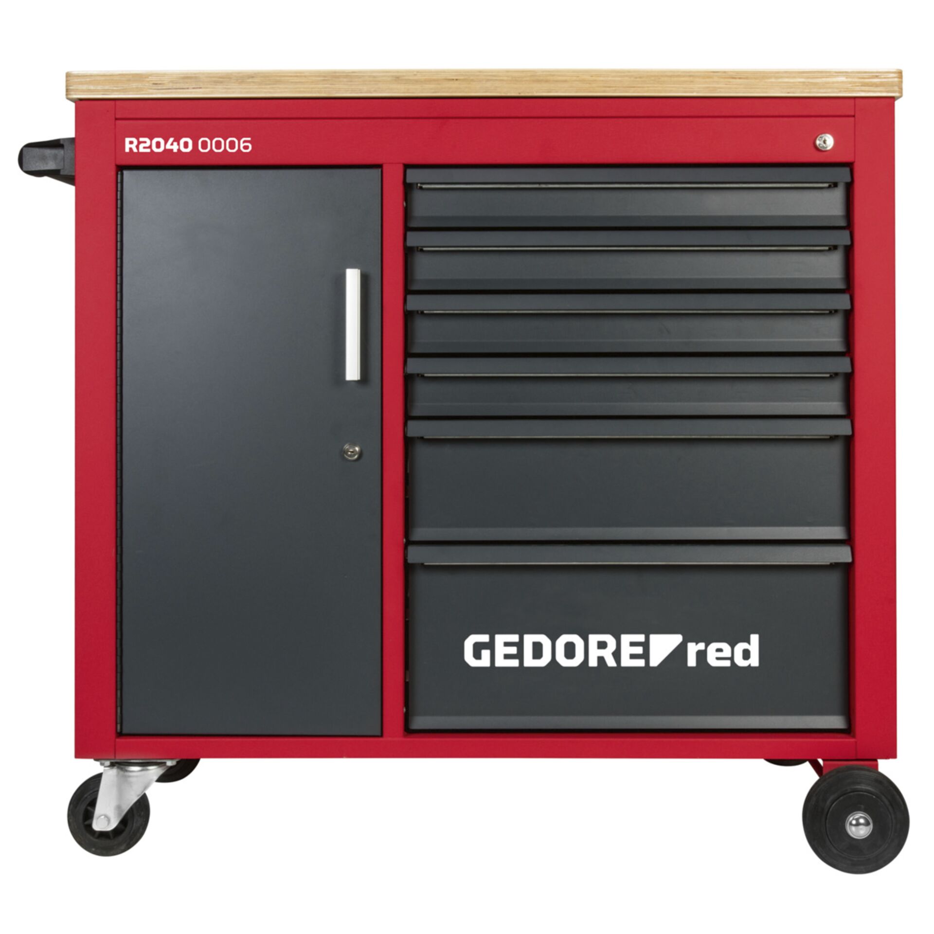 GEDORE red Workshop Trolley MECHANIC PLUS with 6 Drawers